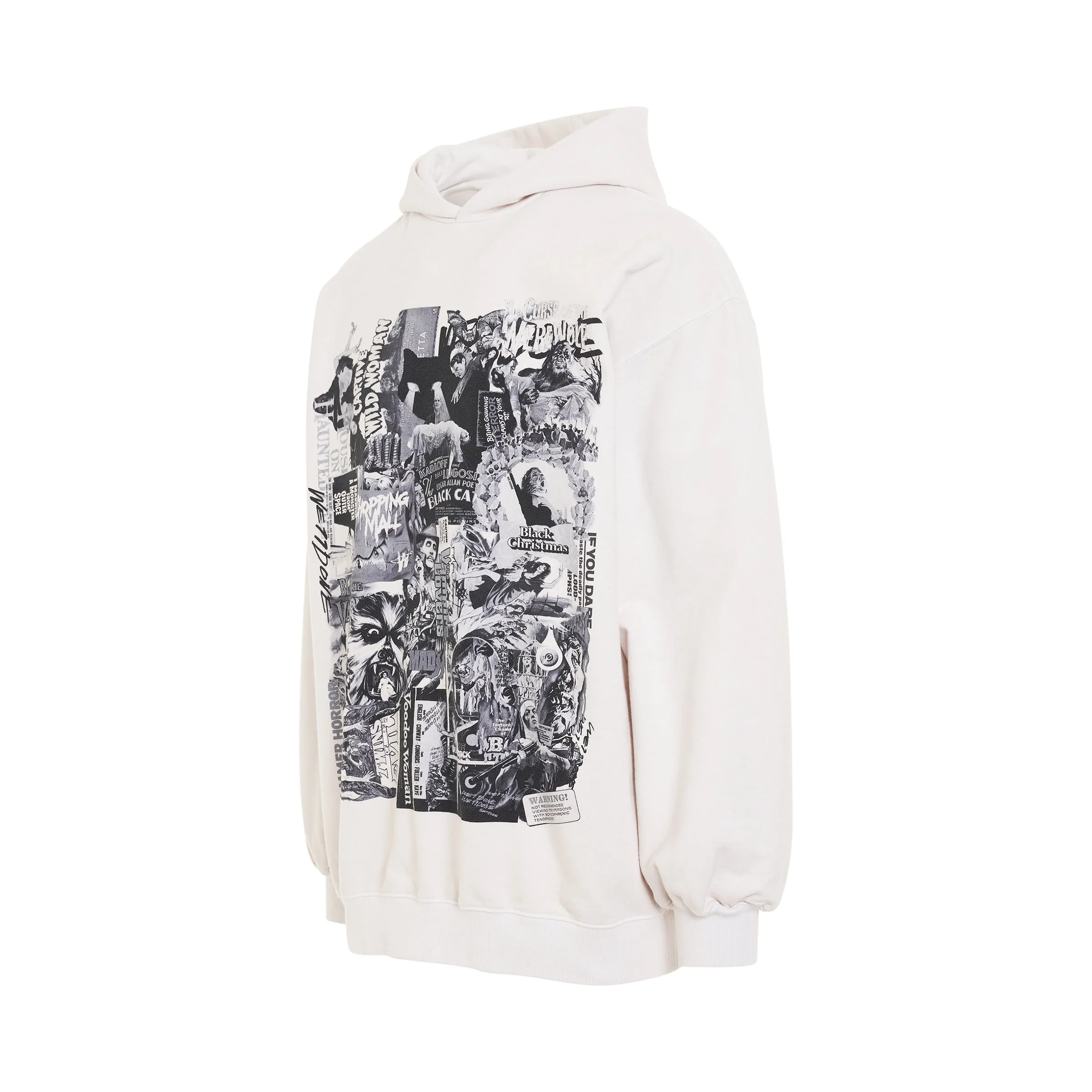 BW Horror Collage Hoodie in Ivory sold by MARAIS product image thumbnail 2