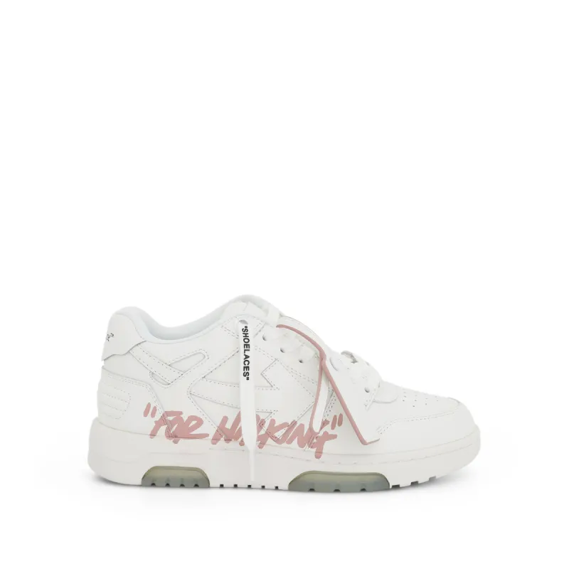 Out of Office ''For Walking'' Sneakers in White/Pink sold by MARAIS