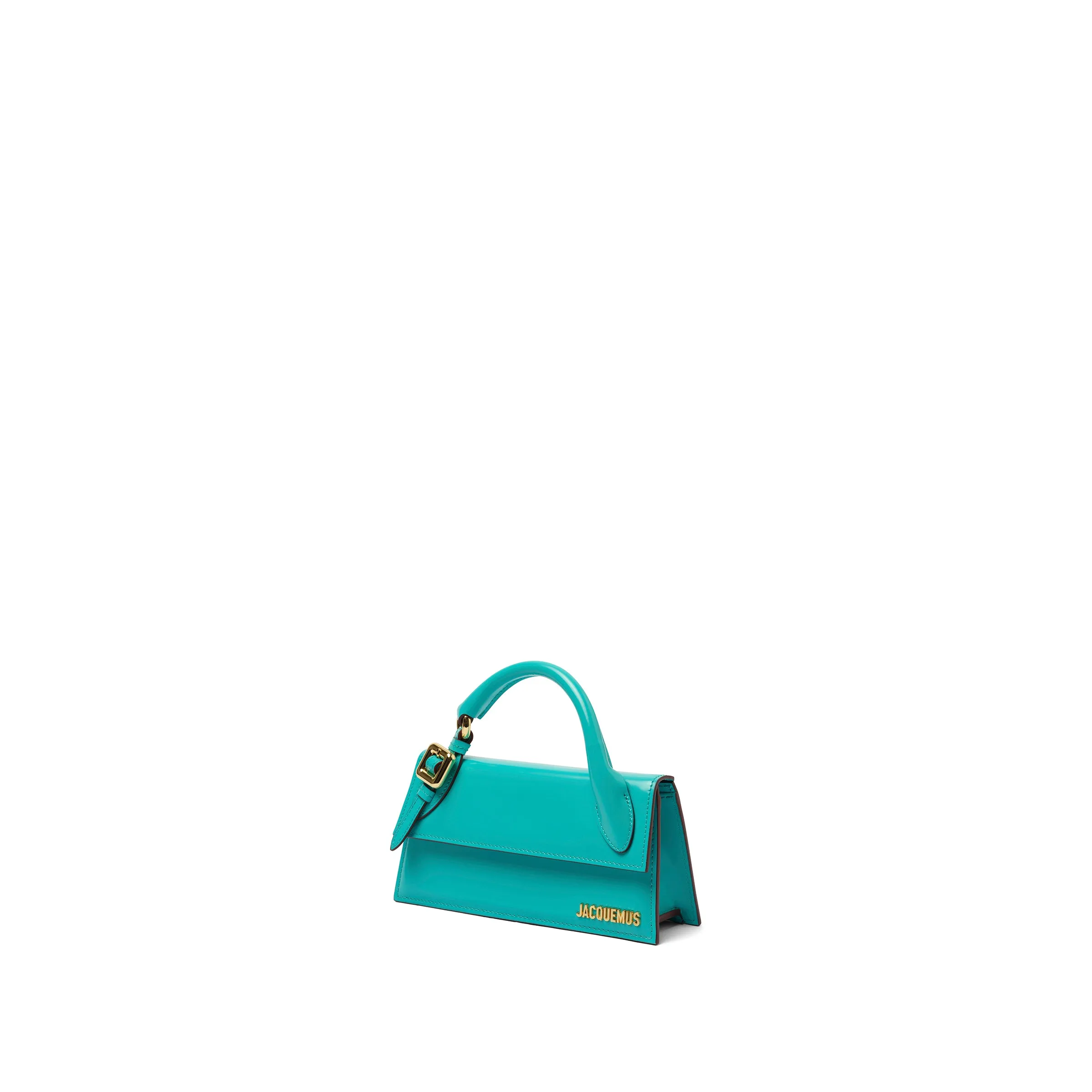 Le Chiquito Long Boucle Bag in Turquoise sold by MARAIS product image thumbnail 2
