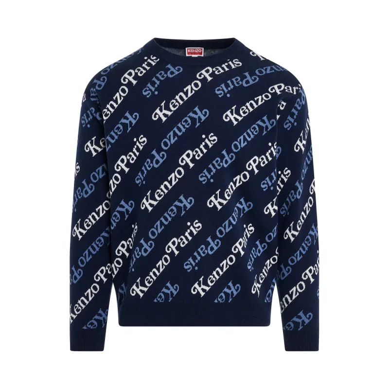 Kenzo By Verdy Sweater in Midnight Blue sold by MARAIS