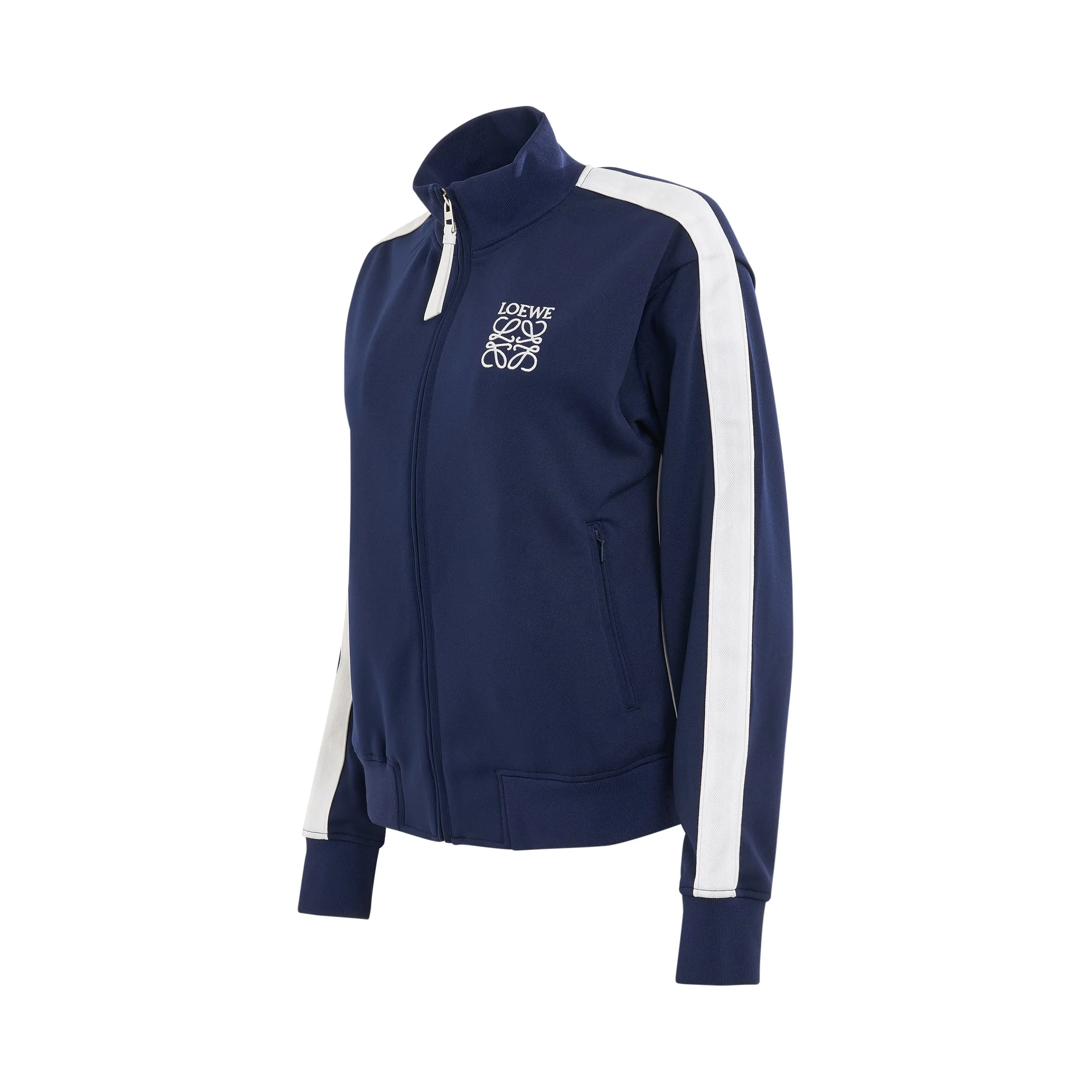 Technical Jersey Tracksuit Jacket in Marine sold by MARAIS product image thumbnail 2