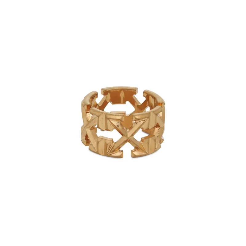 Multi Arrow Ring in Gold sold by MARAIS