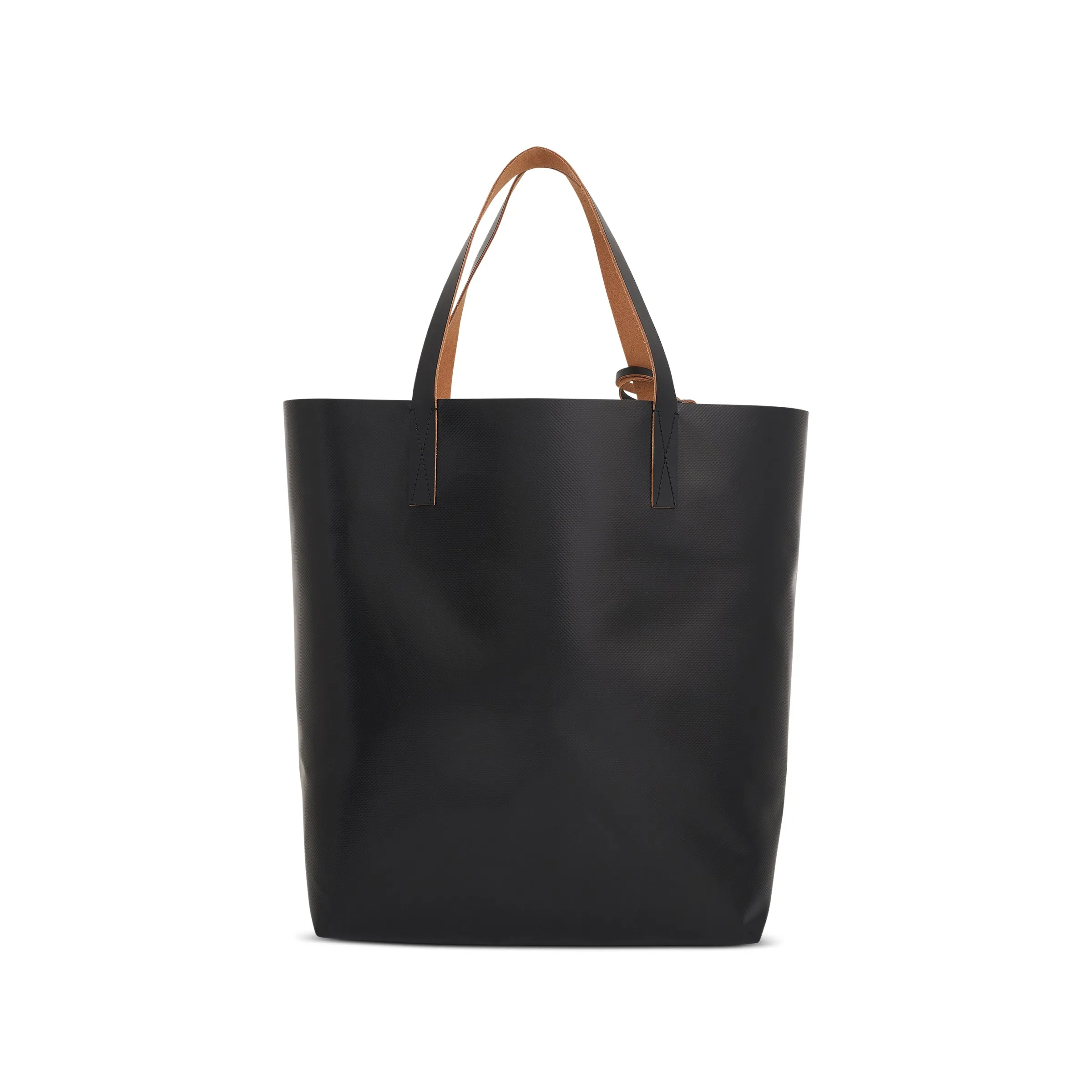 Tribeca Shopping Bag with Front Pocket in Silk White/Black sold by MARAIS product image thumbnail 3