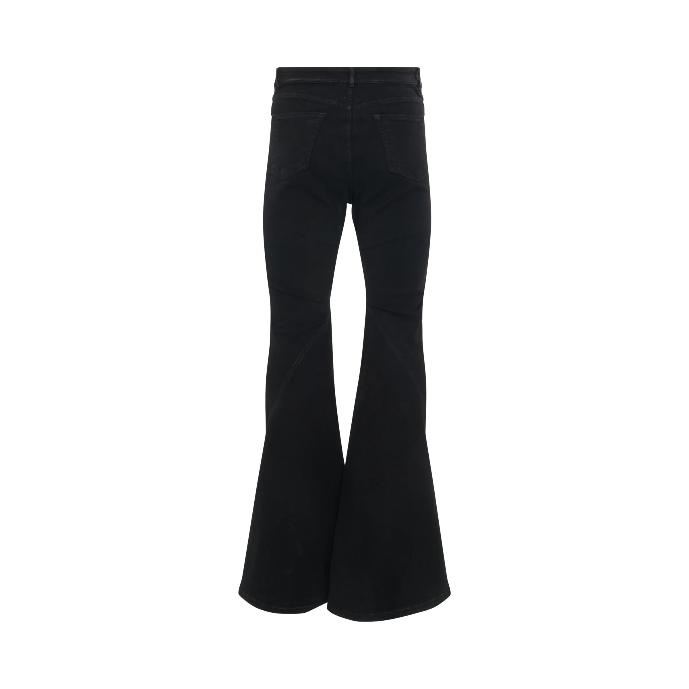 Bias Bootcut Denim Pants in Black sold by MARAIS product image thumbnail 4