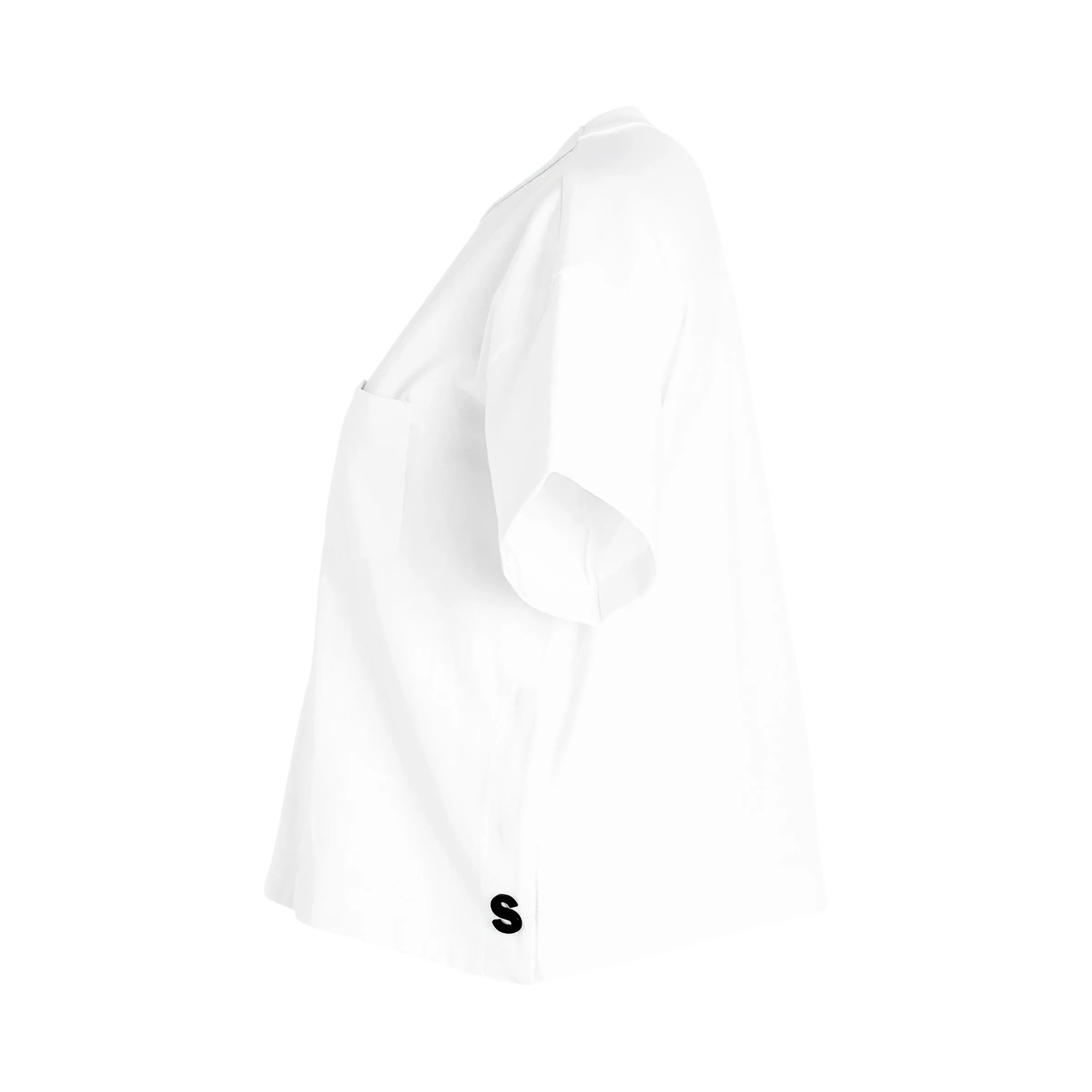 S Cotton Jersey T-Shirt in White sold by MARAIS product image thumbnail 3
