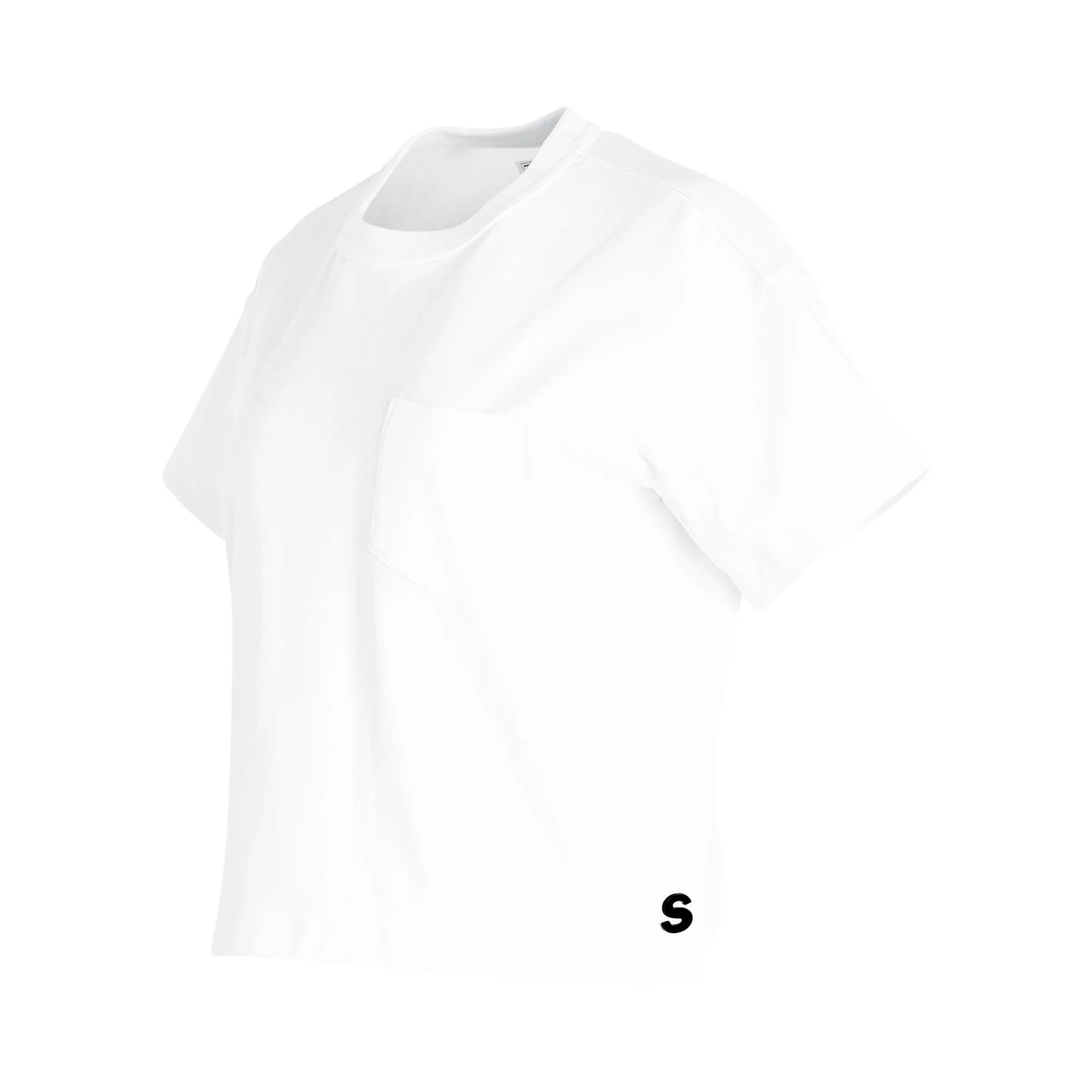 S Cotton Jersey T-Shirt in White sold by MARAIS product image thumbnail 2