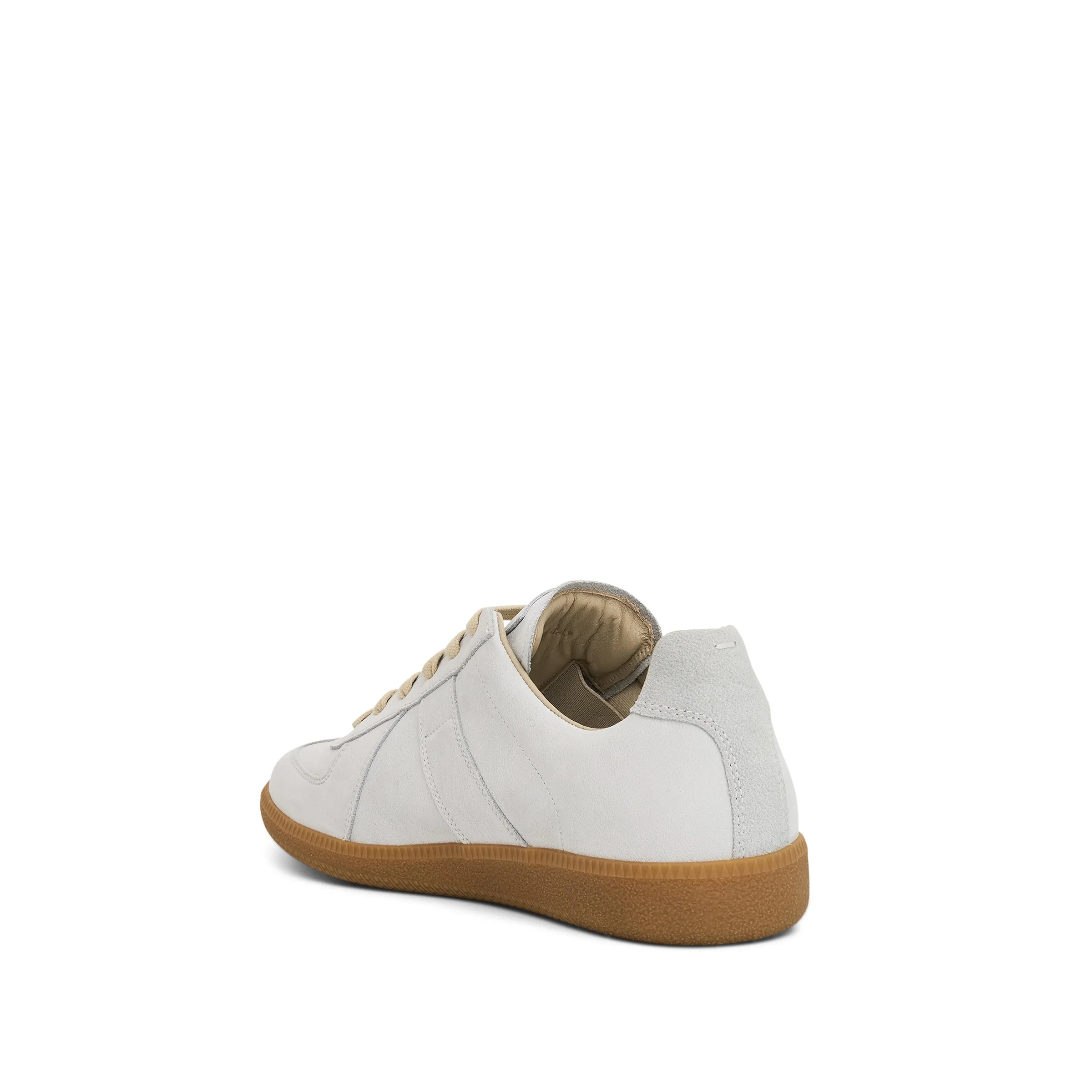 Replica Leather Sneaker in Light Grey sold by MARAIS product image thumbnail 3