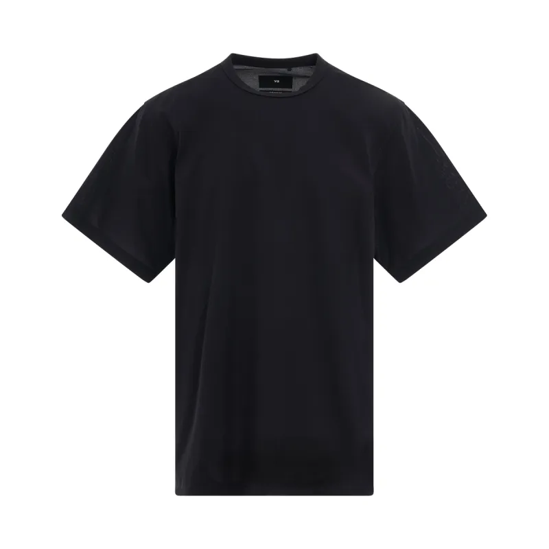 Premium Crewneck Short Sleeve T-Shirt in Black sold by MARAIS