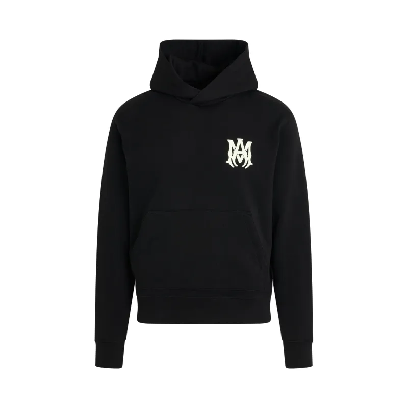 MA Core Logo Hoodie in Black sold by MARAIS