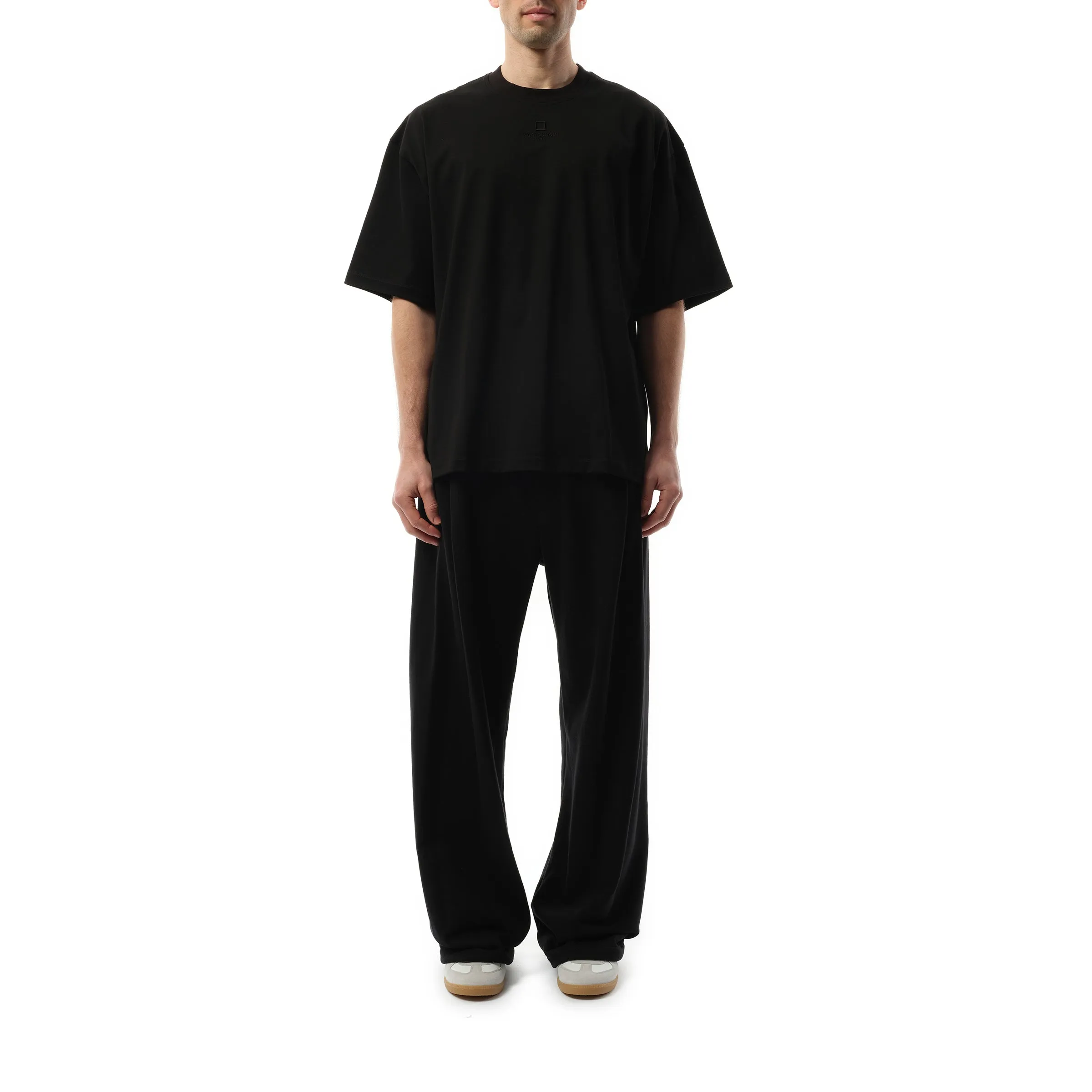 Square Embroidery T-Shirt in Black sold by MARAIS product image thumbnail 4