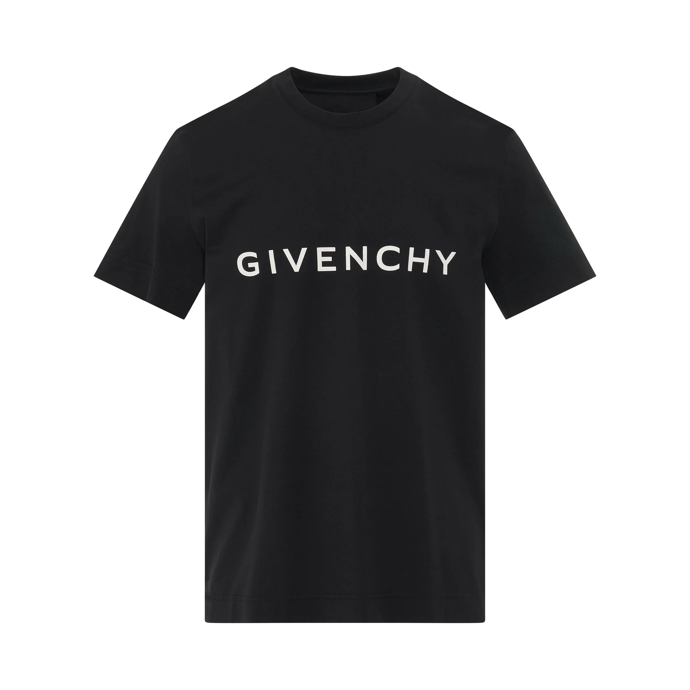 Archetype Logo Slim Fit T-Shirt in Black sold by MARAIS