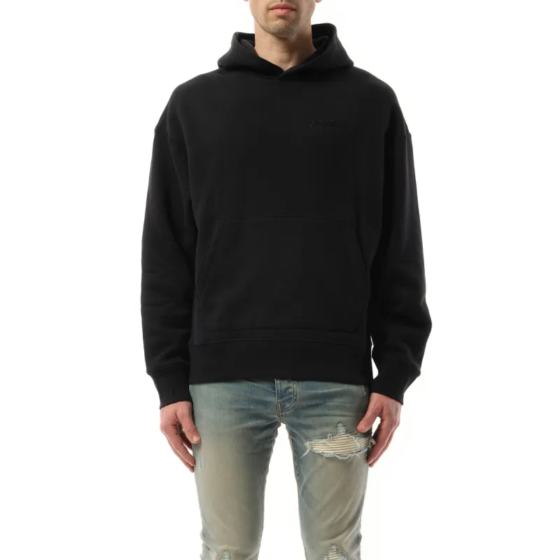 Amiri Oversized Hoodie in Black sold by MARAIS