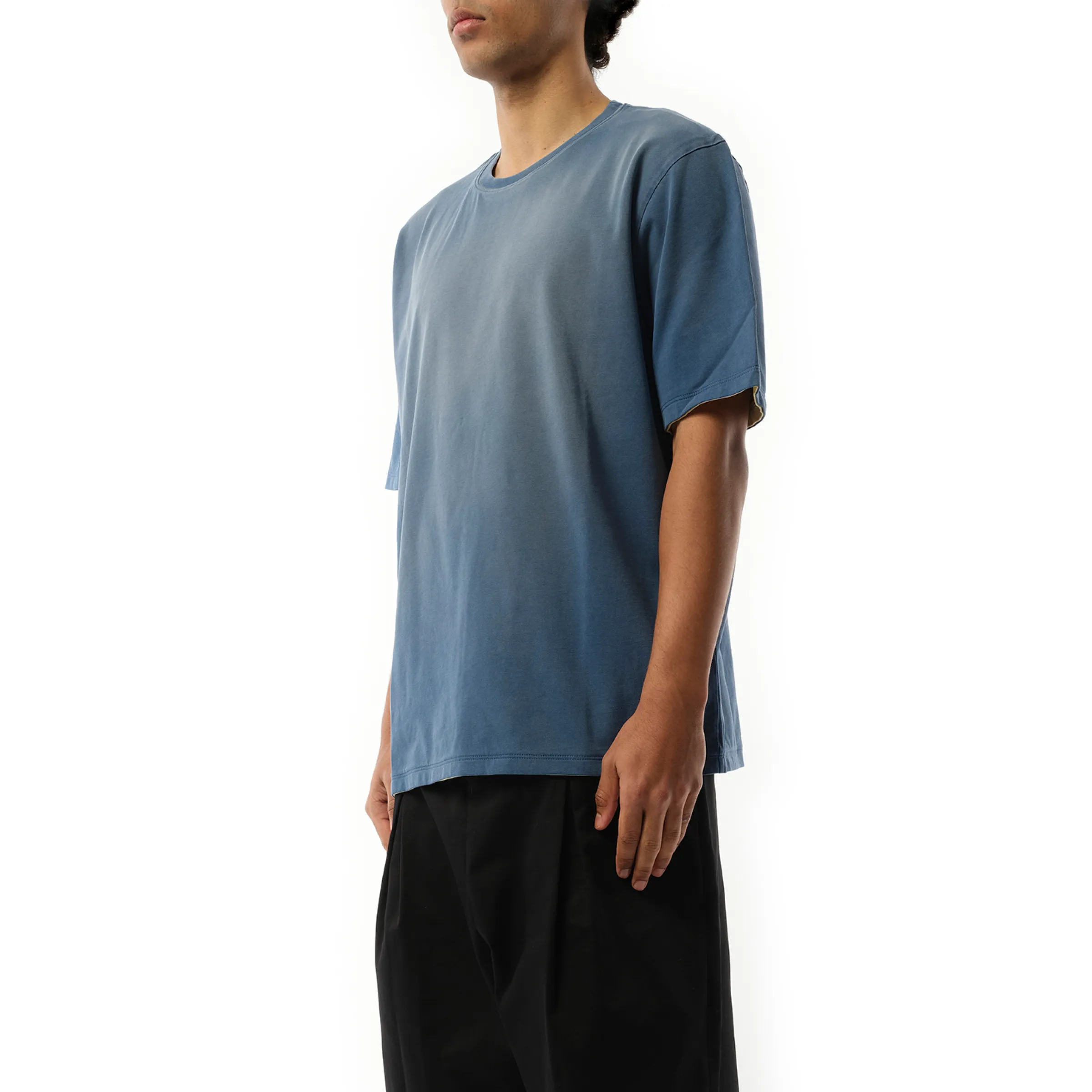Two Tone Loose T-Shirt in Washed Indigo sold by MARAIS product image thumbnail 5