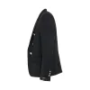 Twill 6 Button Jacket in Black sold by MARAIS