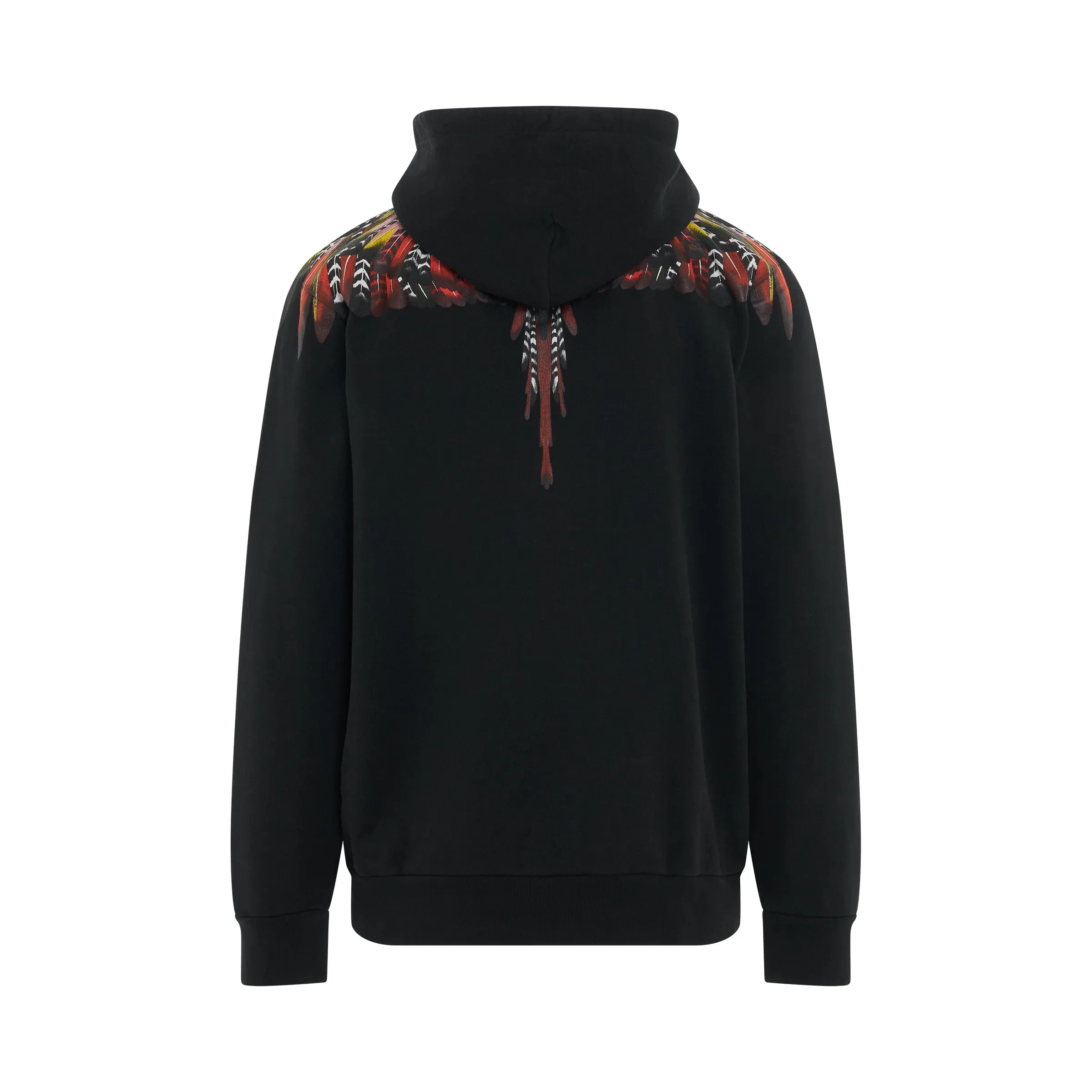 Grizzly Wings Regular Fit Hoodie in Black/Red sold by MARAIS product image thumbnail 4
