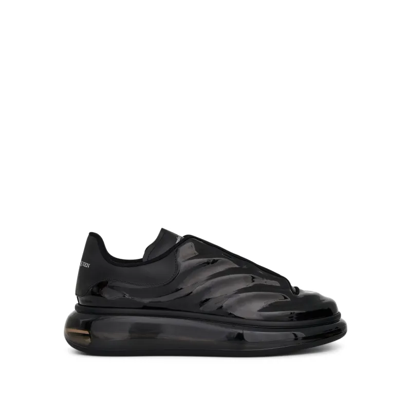 Larry Lux Transparent Sneaker in Black sold by MARAIS