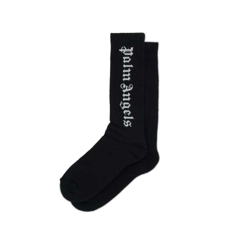 Classic Logo Socks in Black/White sold by MARAIS