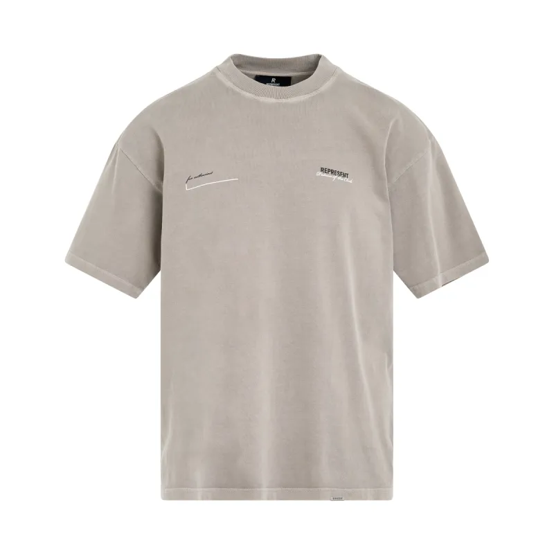 Patron of the Club T-Shirt in Mudstone made by Represent