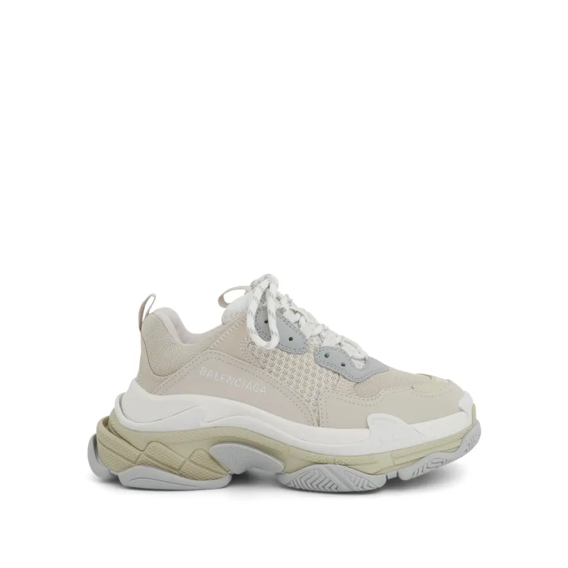Triple S Sneakers in Eggshell made by MARAIS