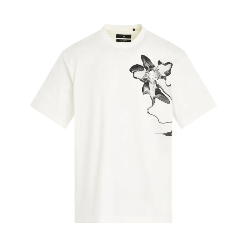 Flower Graphic T-Shirt in Off White sold by MARAIS