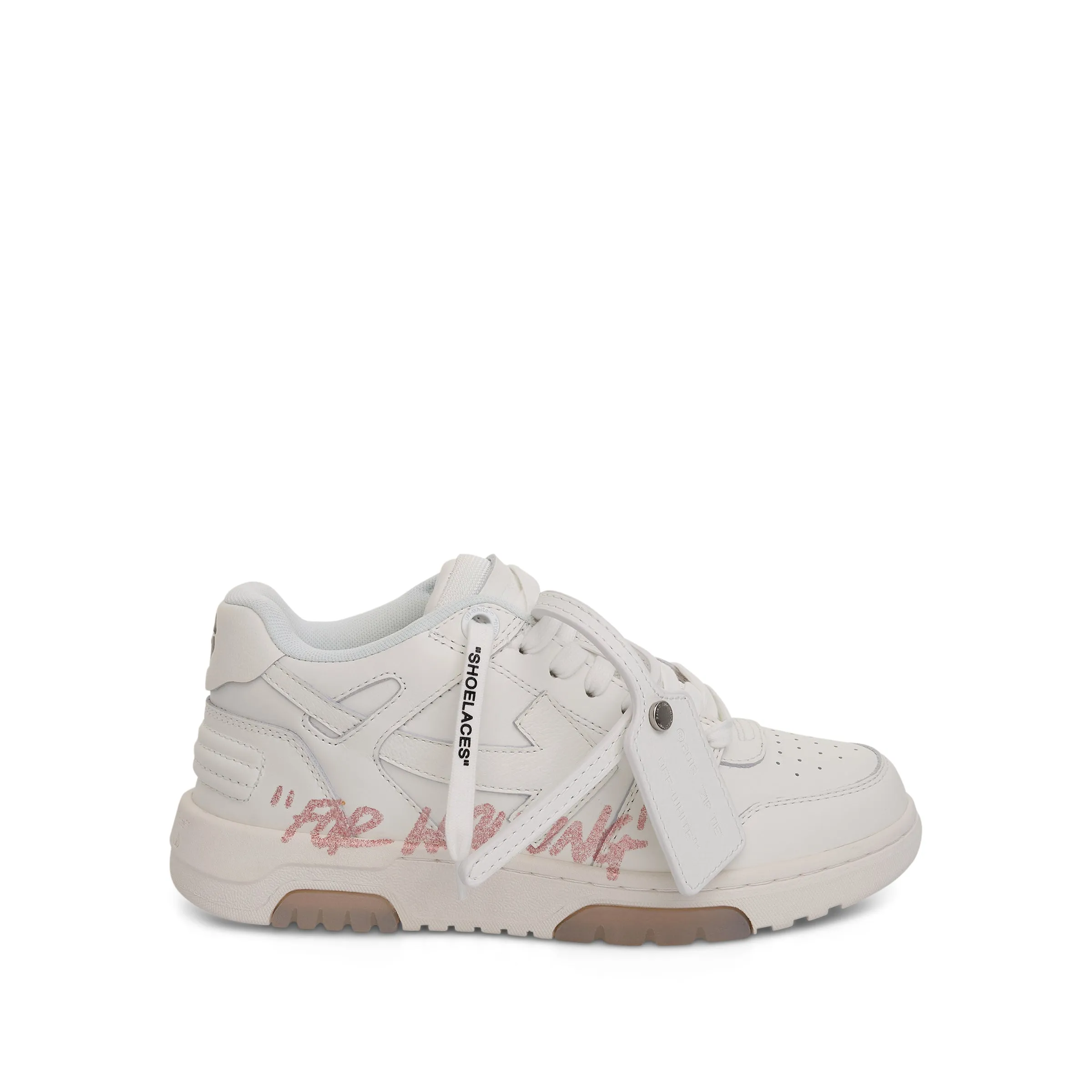 Out Of Office "For Walking" Sneakers in White/Peach sold by MARAIS