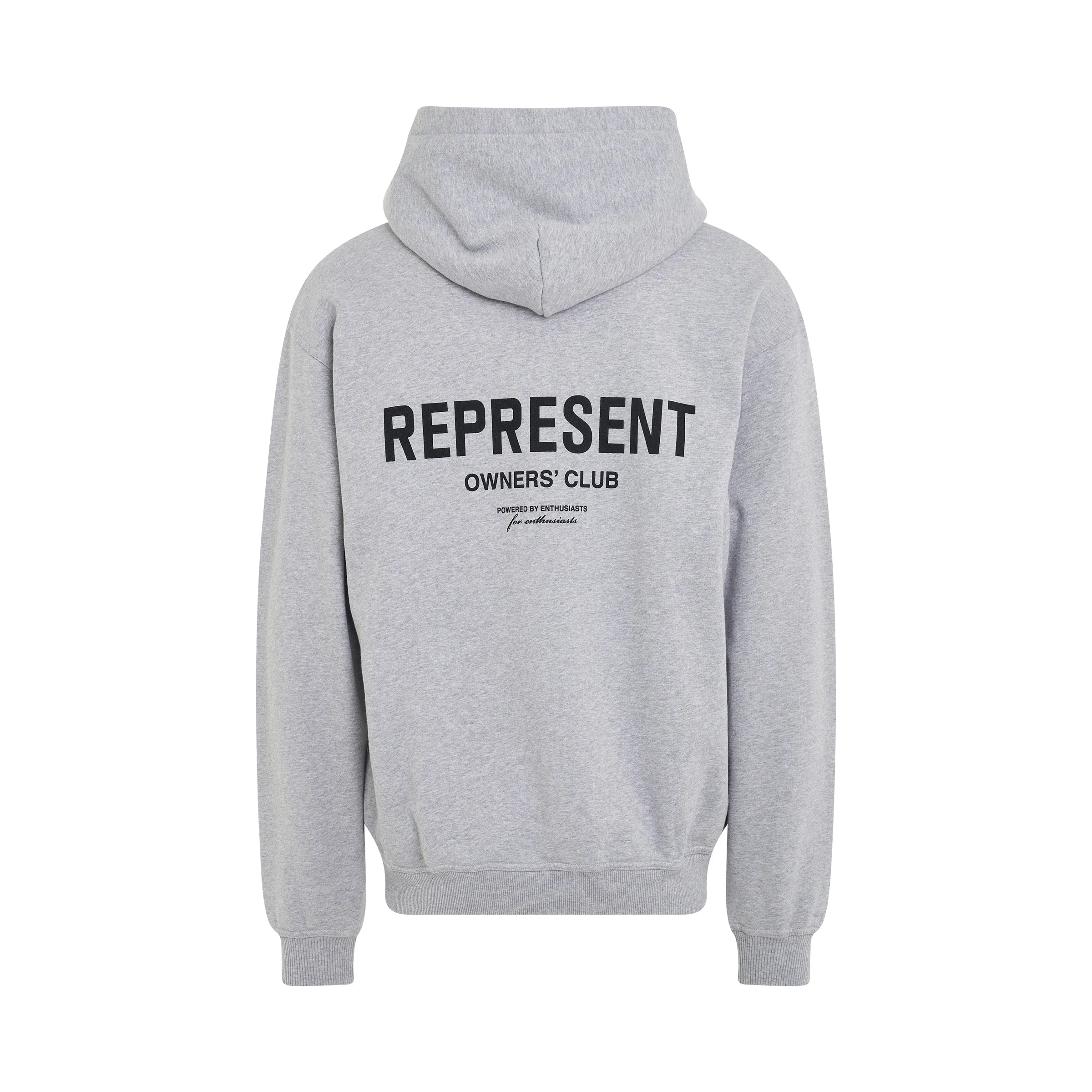 New Represent Owners Club Hoodie in Ash Grey/Black sold by MARAIS product image thumbnail 4