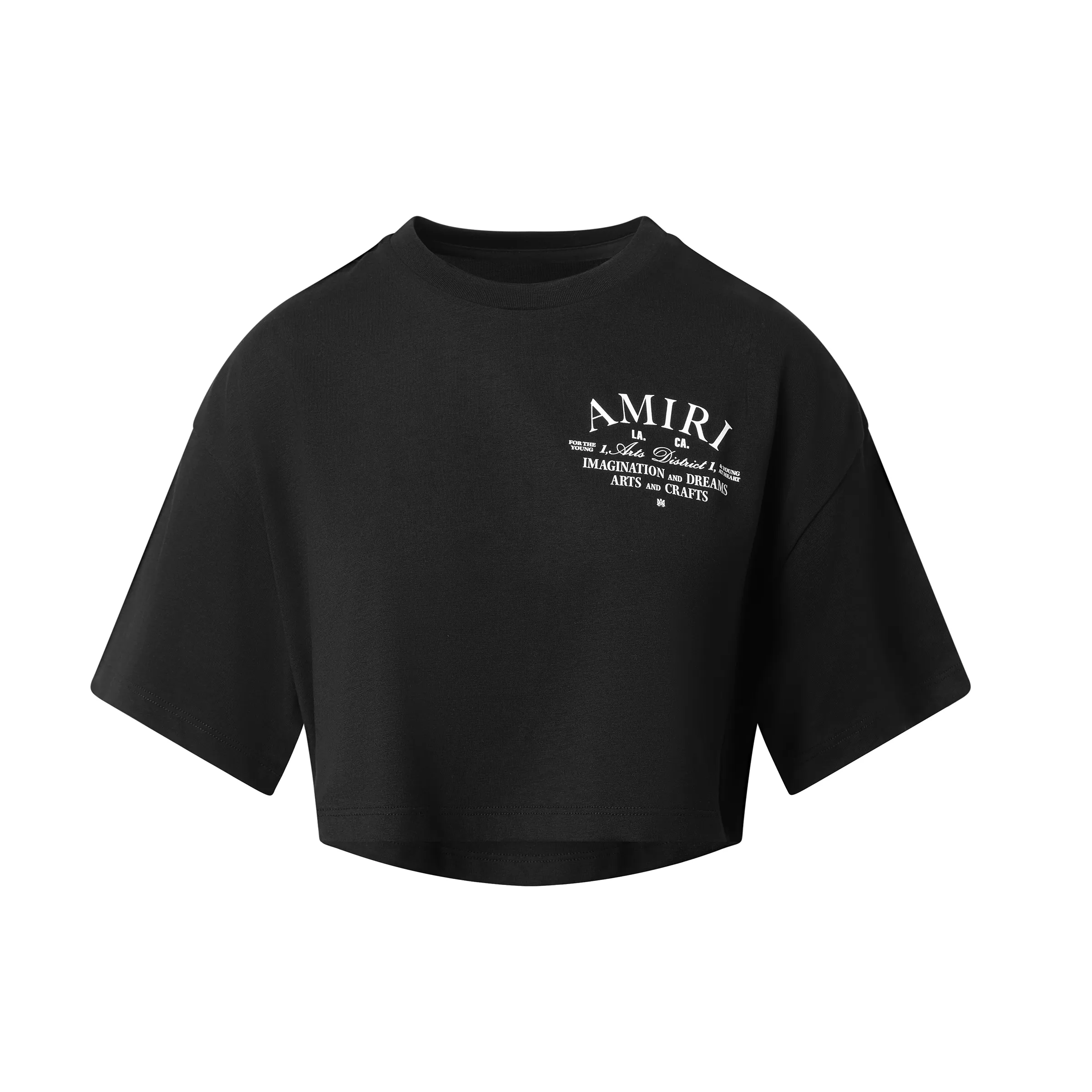 Arts District Cropped T-Shirt in Black sold by MARAIS product image thumbnail 2