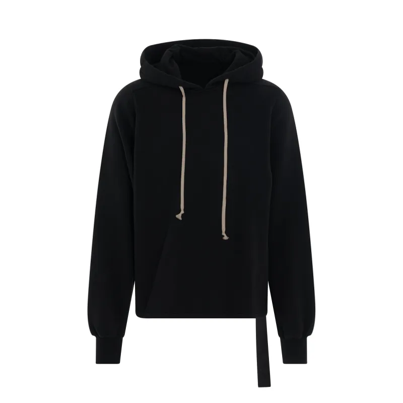 DRKSHDW Jumbo Knit Hoodie in Black sold by MARAIS