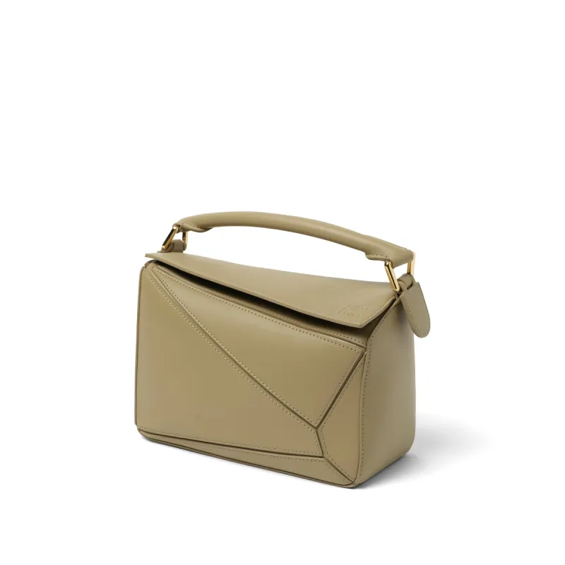 Puzzle Small Bag in Clay Green sold by MARAIS