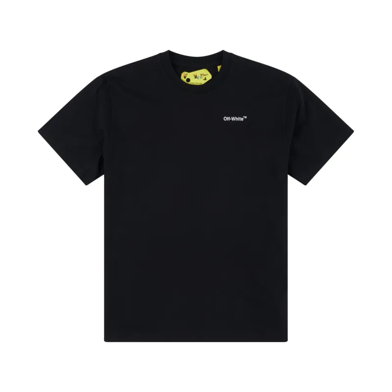 Logo Industrial Short Sleeves T-Shirt in Black/Yellow sold by MARAIS