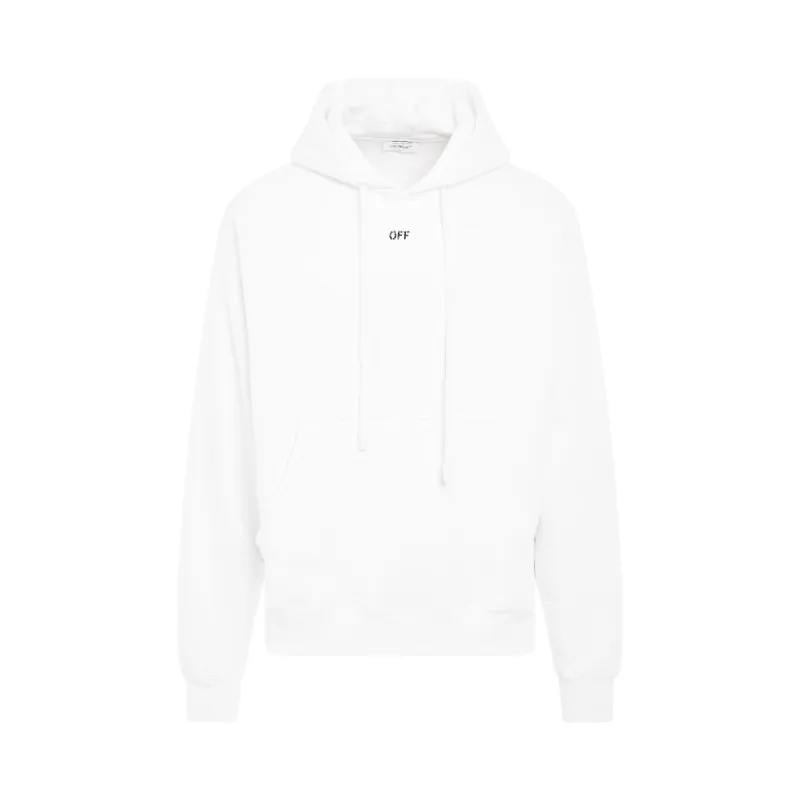 Off Stamp Skate Fit Hoodie in White sold by MARAIS