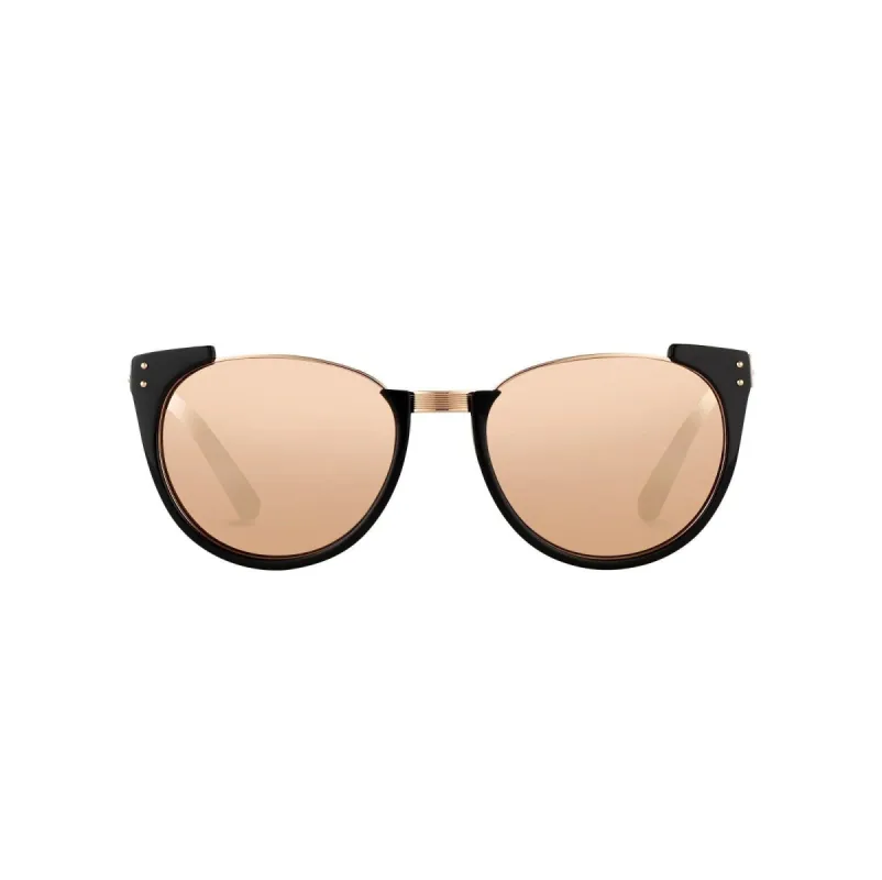 Linda Farrow Black/ Rose Gold/ Rose Gold in Black sold by MARAIS