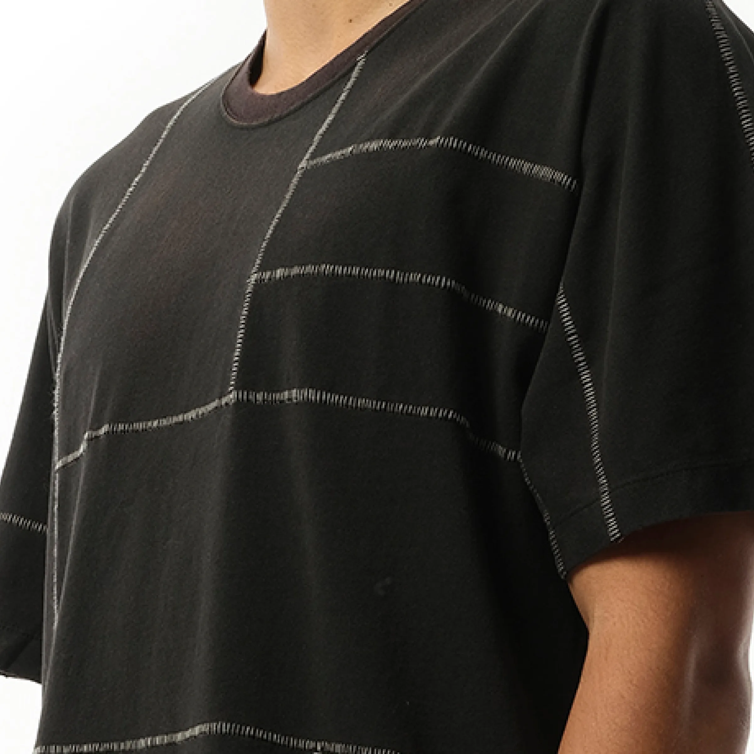 Frankenstein Cutting T-Shirt in Black sold by MARAIS product image thumbnail 3