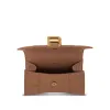 Hourglass XS Croco Embossed Bag in Beige with Gold Plague sold by MARAIS