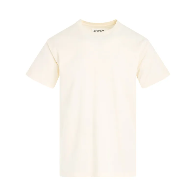 Faded Logo Relaxed Fit T-Shirt in Ivory sold by MARAIS