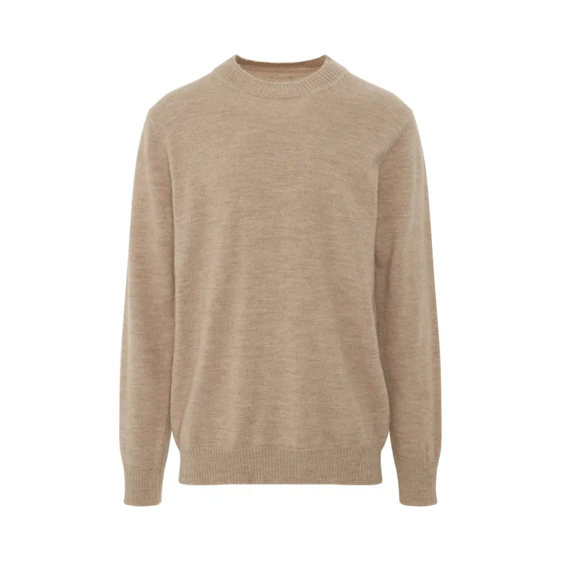 Wool and Alpaca Sweater in Beige sold by MARAIS