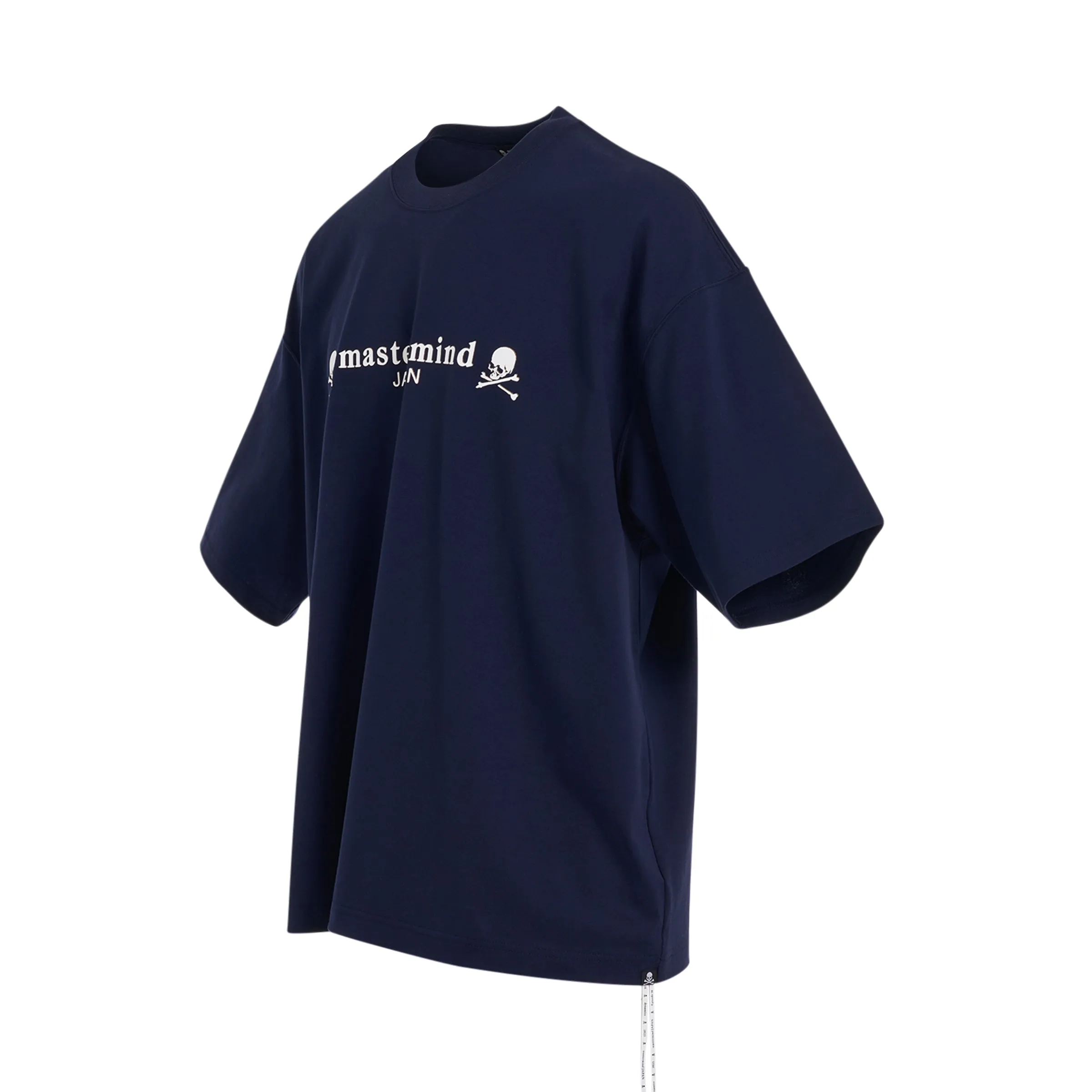 Classic Logo and Skull Boxy Fit T-Shirt in Navy sold by MARAIS product image thumbnail 2