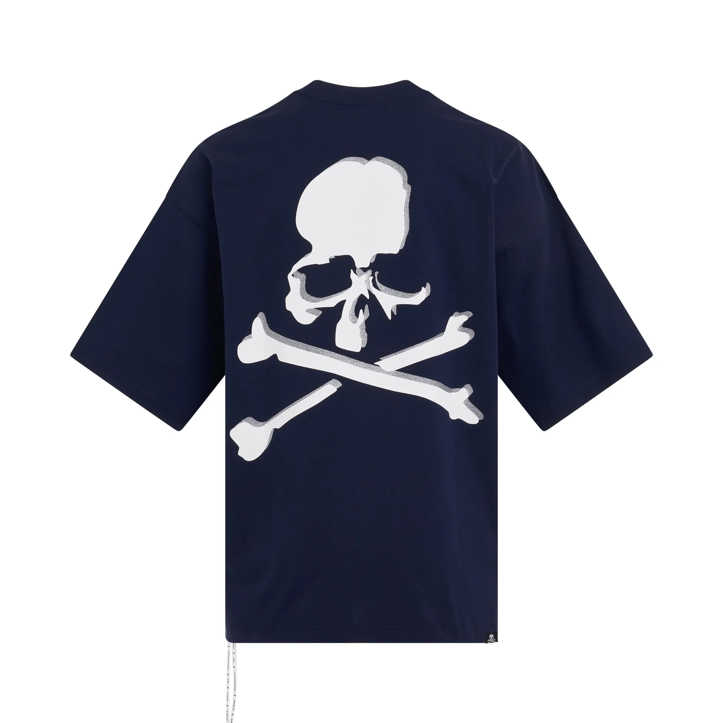 Classic Logo and Skull Boxy Fit T-Shirt in Navy sold by MARAIS product image thumbnail 4