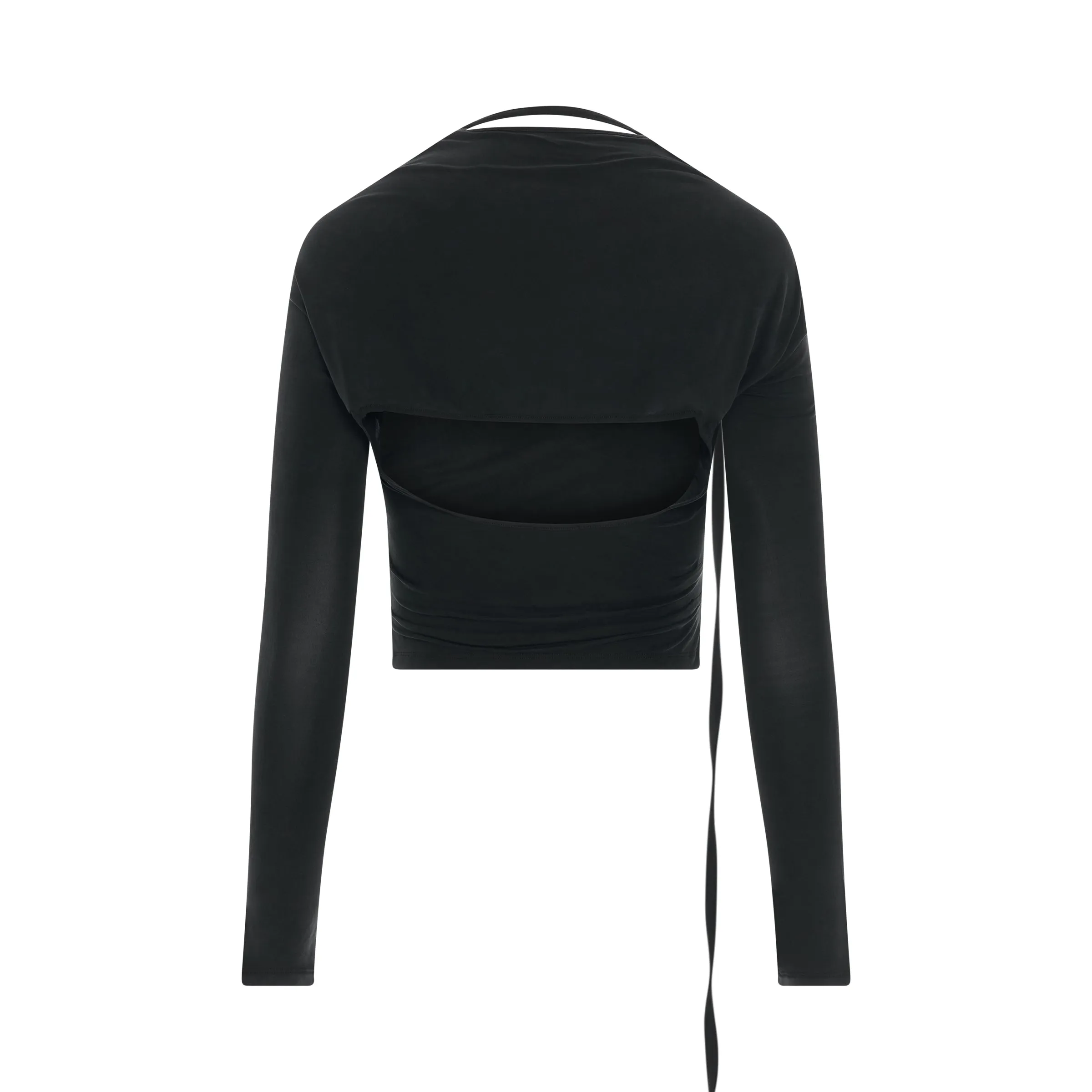 Le Haut Peplo Buckle Strap Top in Black sold by MARAIS product image thumbnail 4