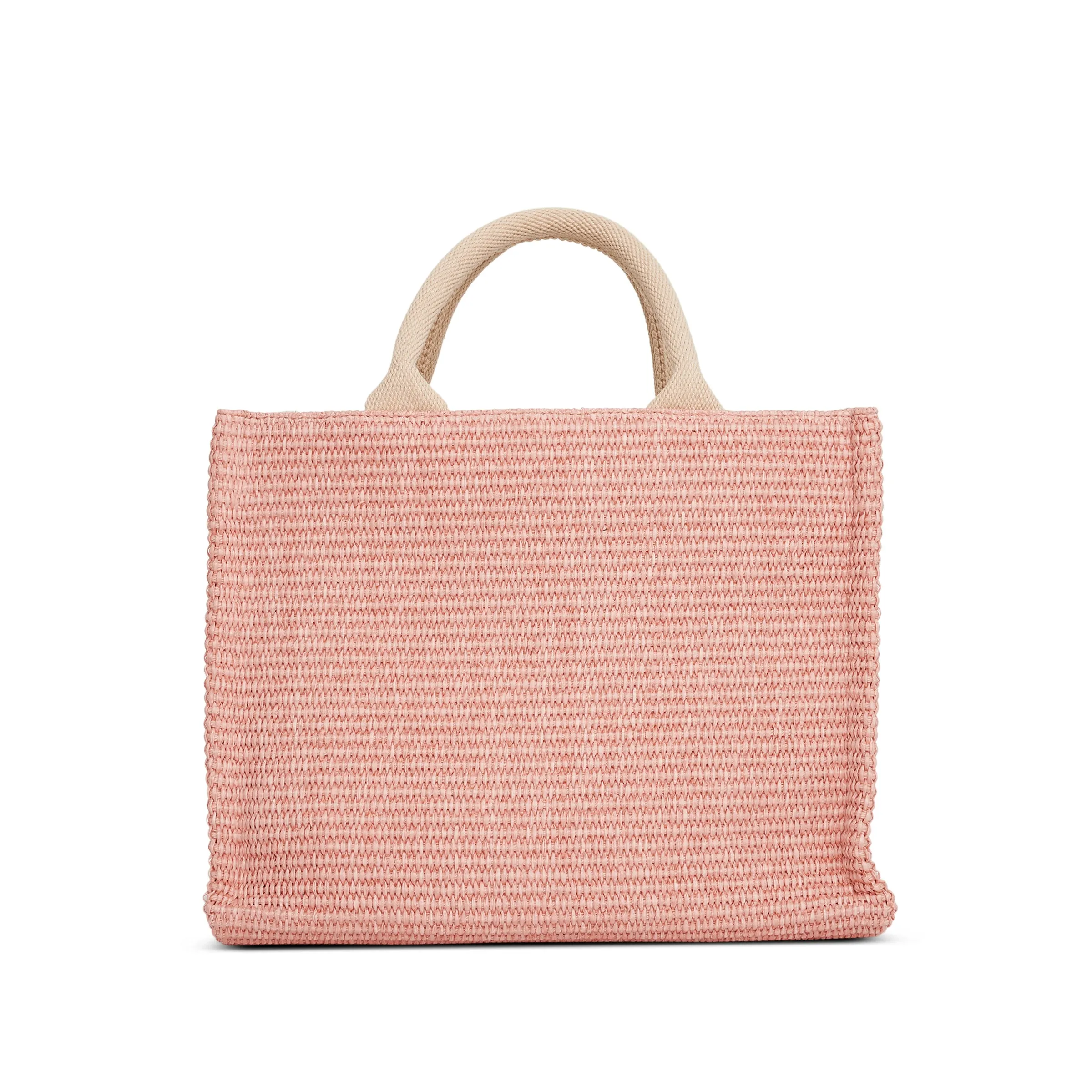 Raffia Small Shopping Bag in Pink sold by MARAIS product image thumbnail 4