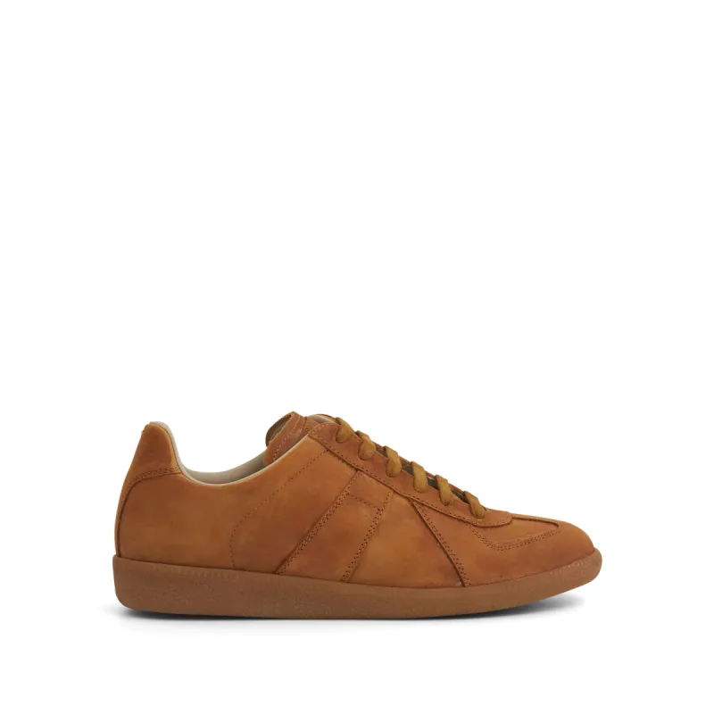 Replica Leather Sneakers in Old Camel sold by MARAIS