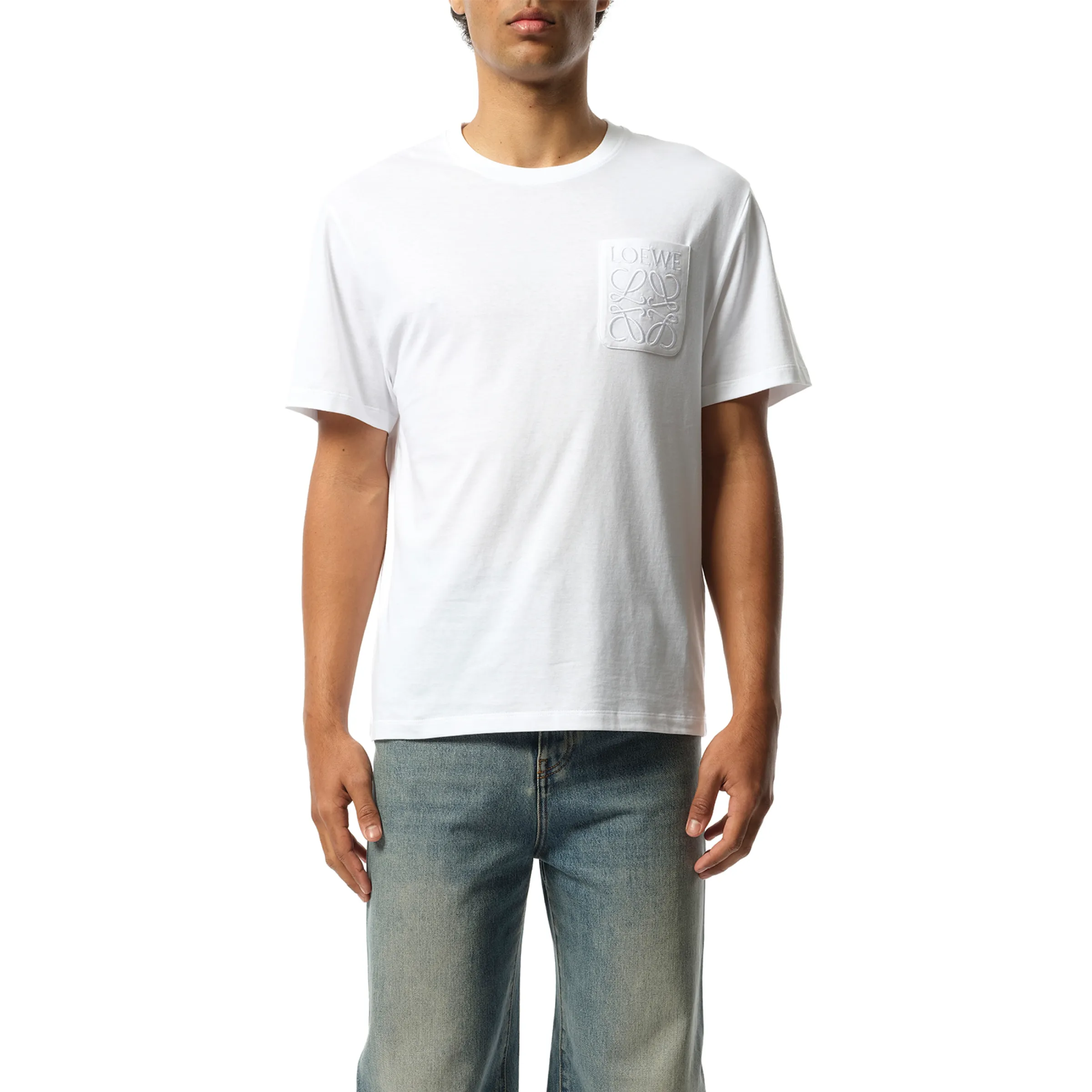 Relaxed Anagram T-Shirt in White sold by MARAIS