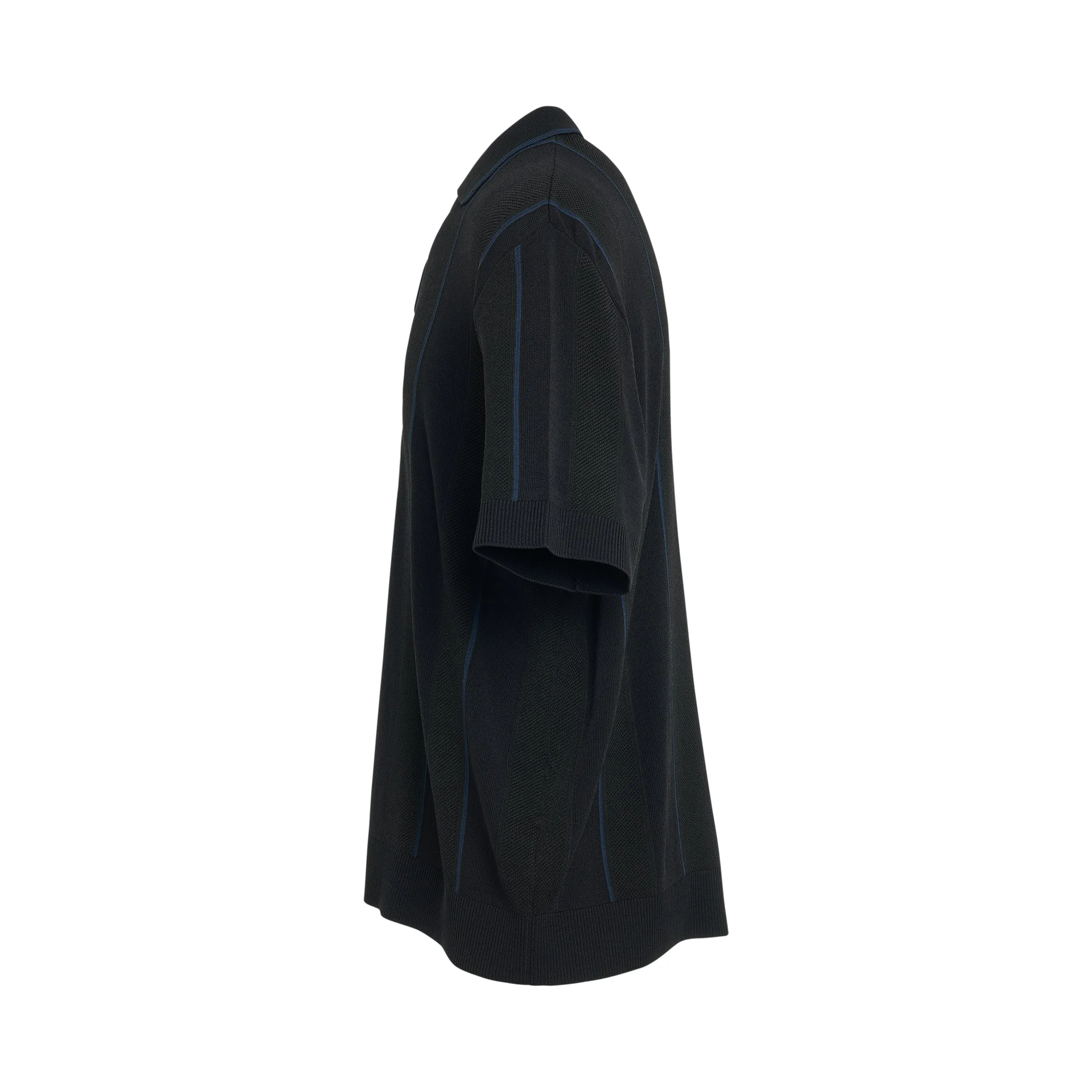 Juego Striped Polo in Black sold by MARAIS product image thumbnail 3