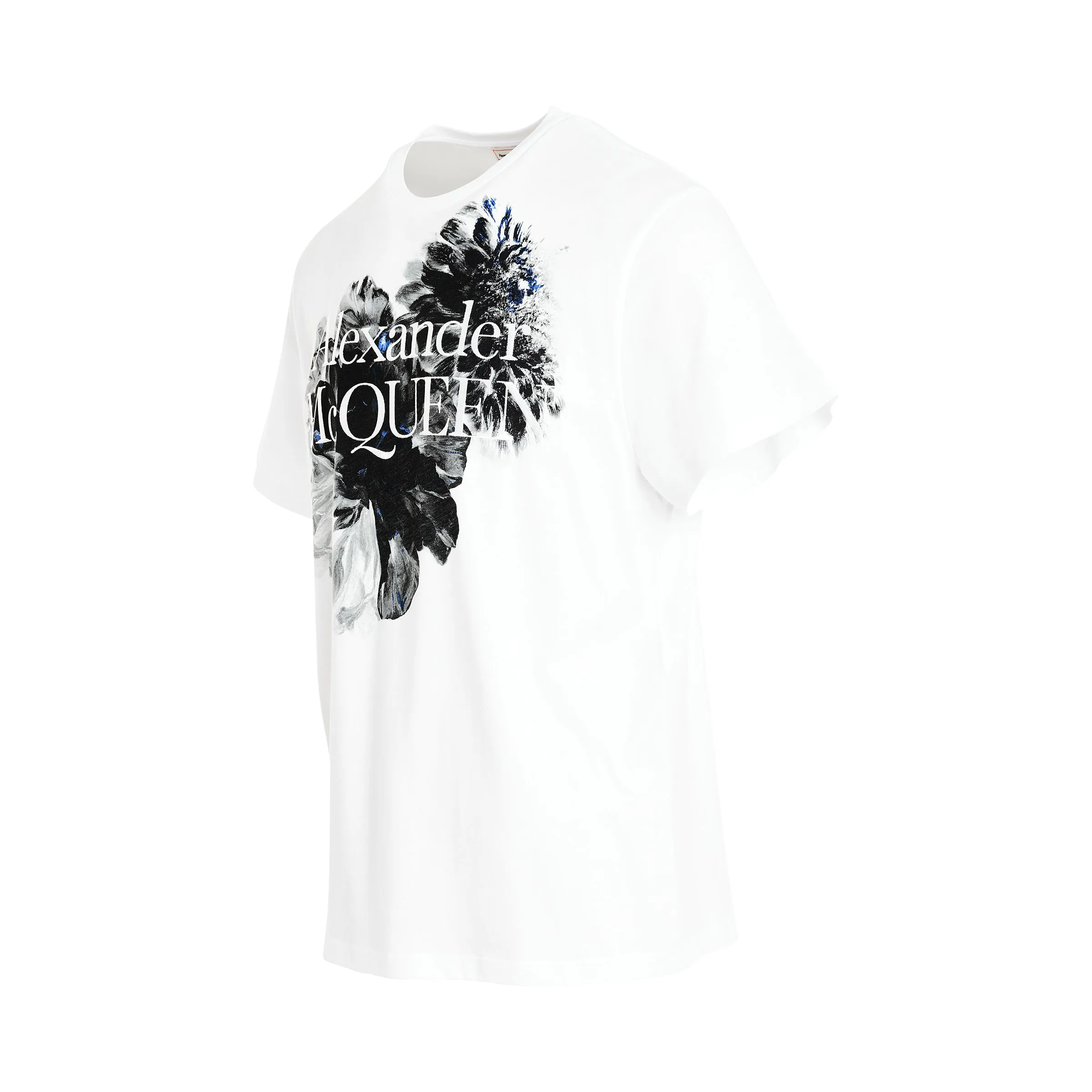 Floral Print T-Shirt in White/Black sold by MARAIS product image thumbnail 2