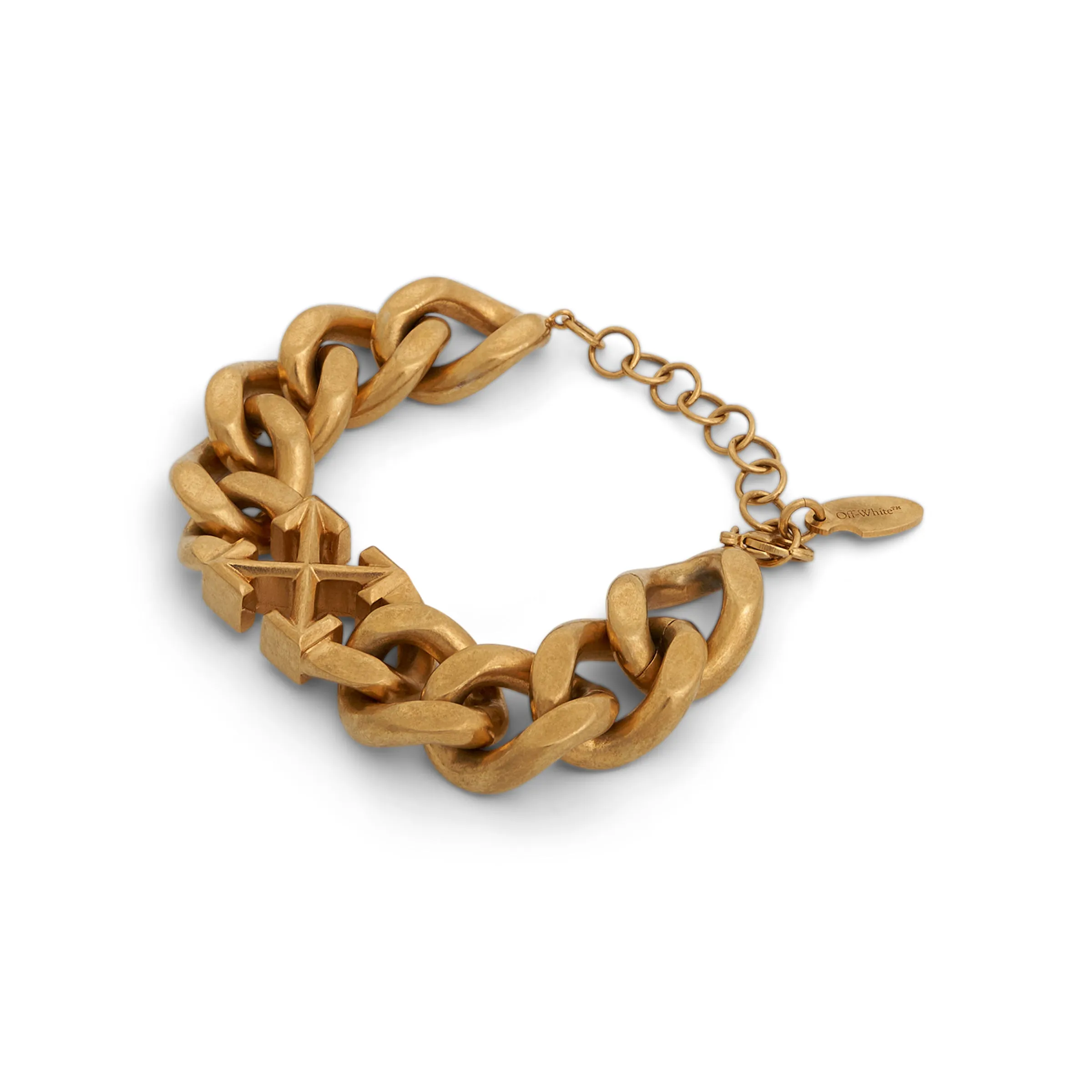 Arrow Motif Chained Bracelet in Gold sold by MARAIS product image thumbnail 2
