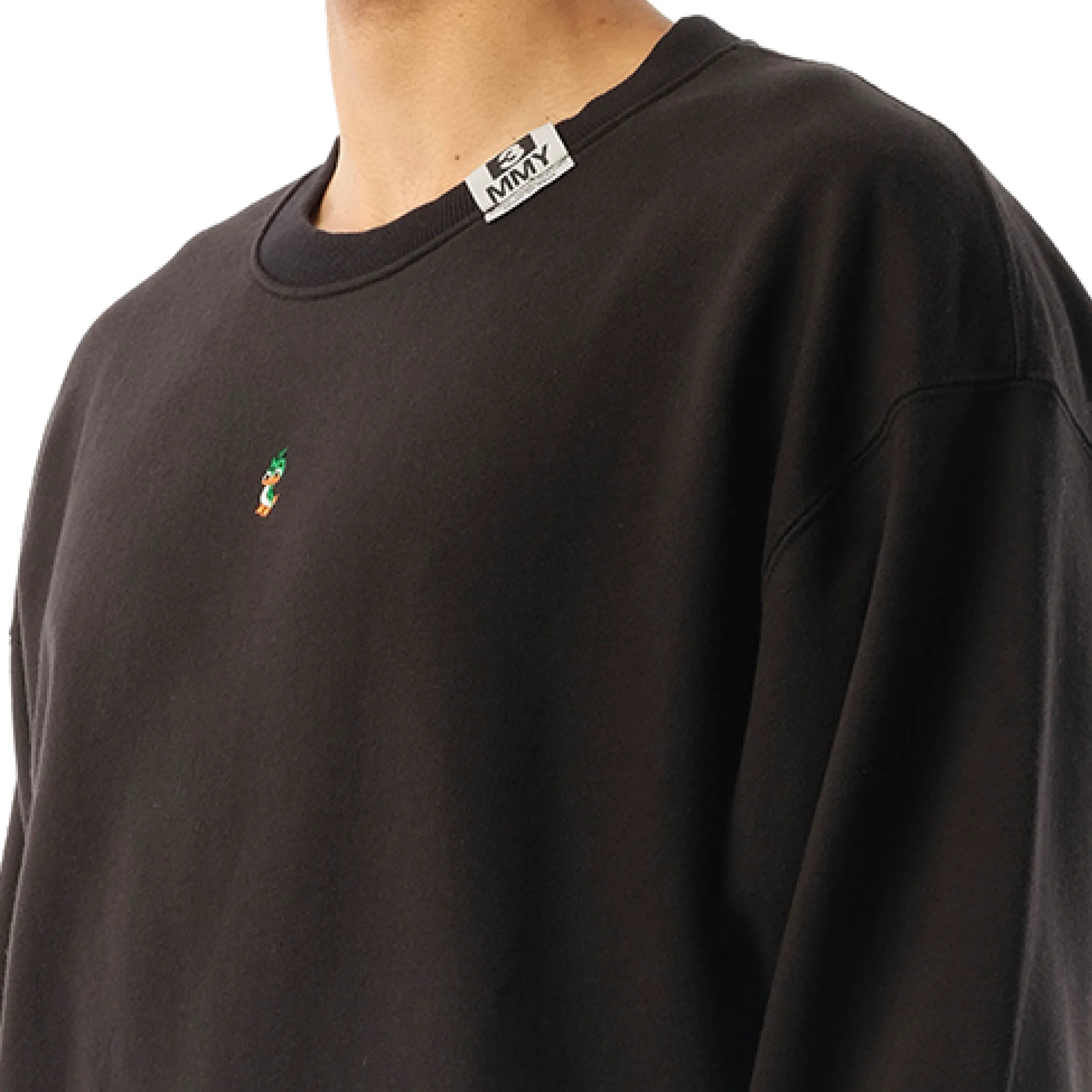 Duck Embroidery Pullover in Black sold by MARAIS product image thumbnail 3