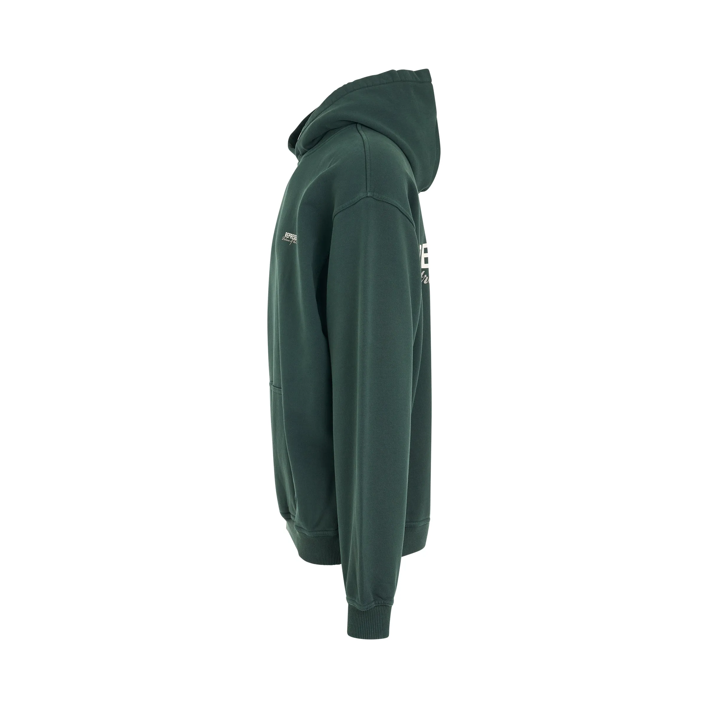 Patron of the Club Hoodie in Forest Green sold by MARAIS product image thumbnail 3