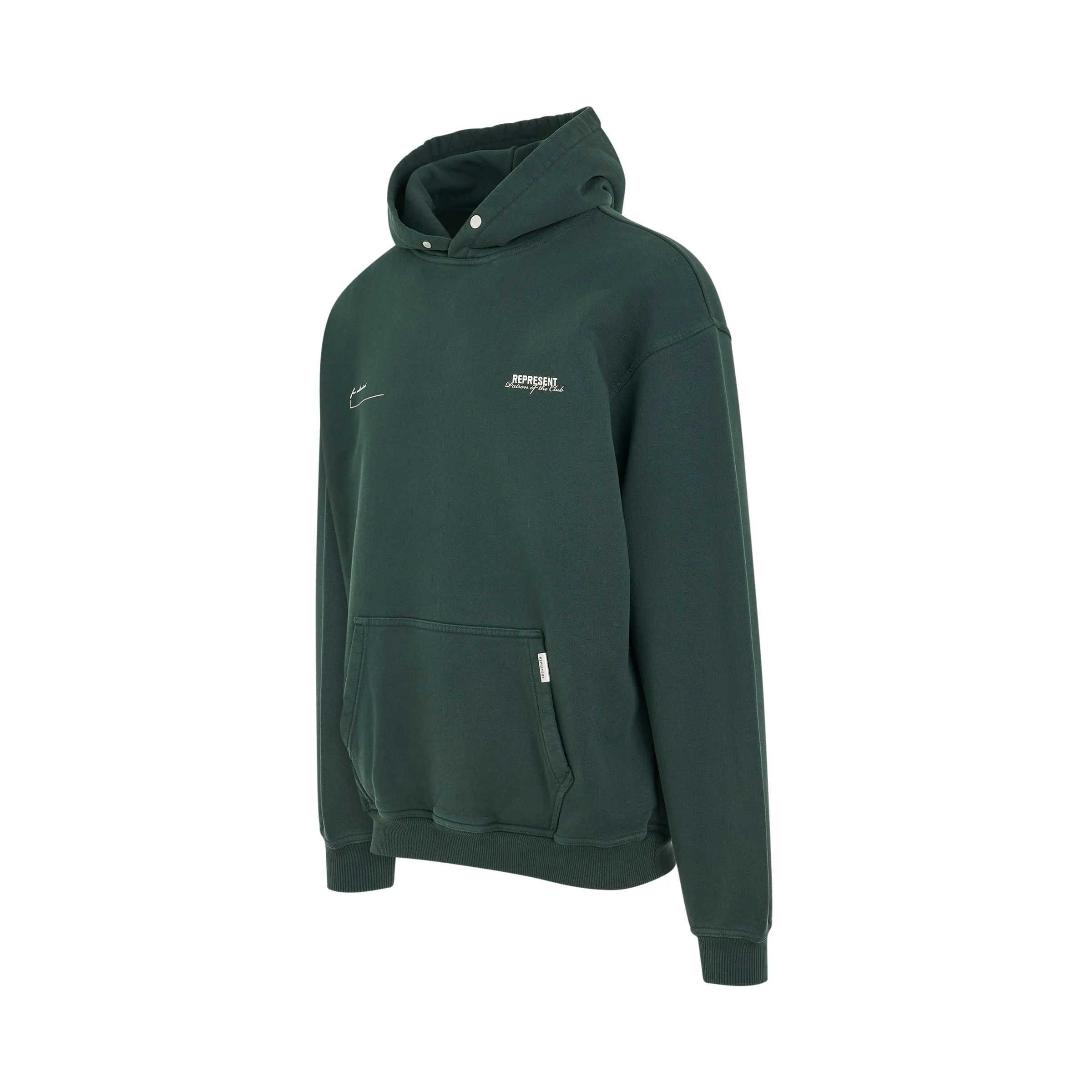 Patron of the Club Hoodie in Forest Green sold by MARAIS product image thumbnail 2