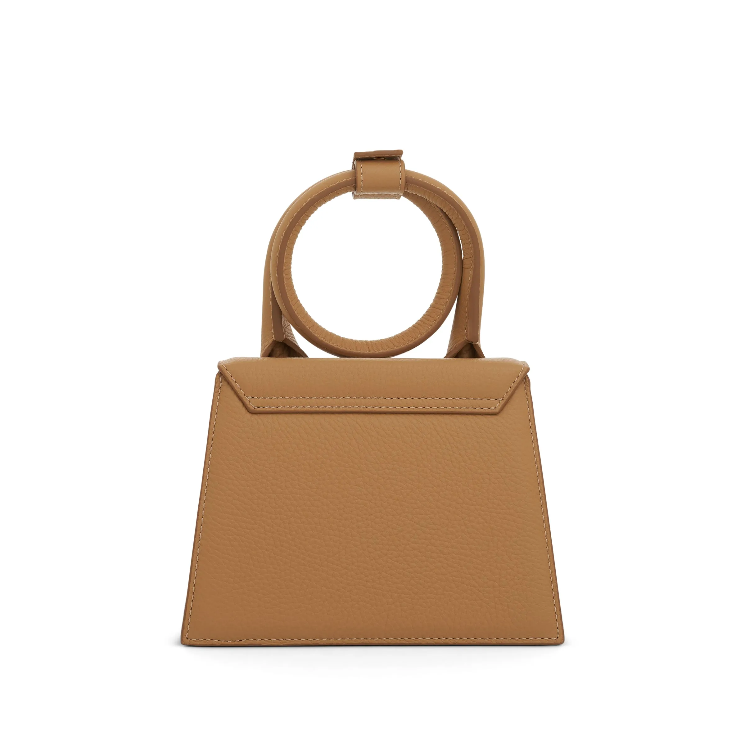 Le Chiquito Noeud Grained Leather Bag in Camel sold by MARAIS product image thumbnail 3