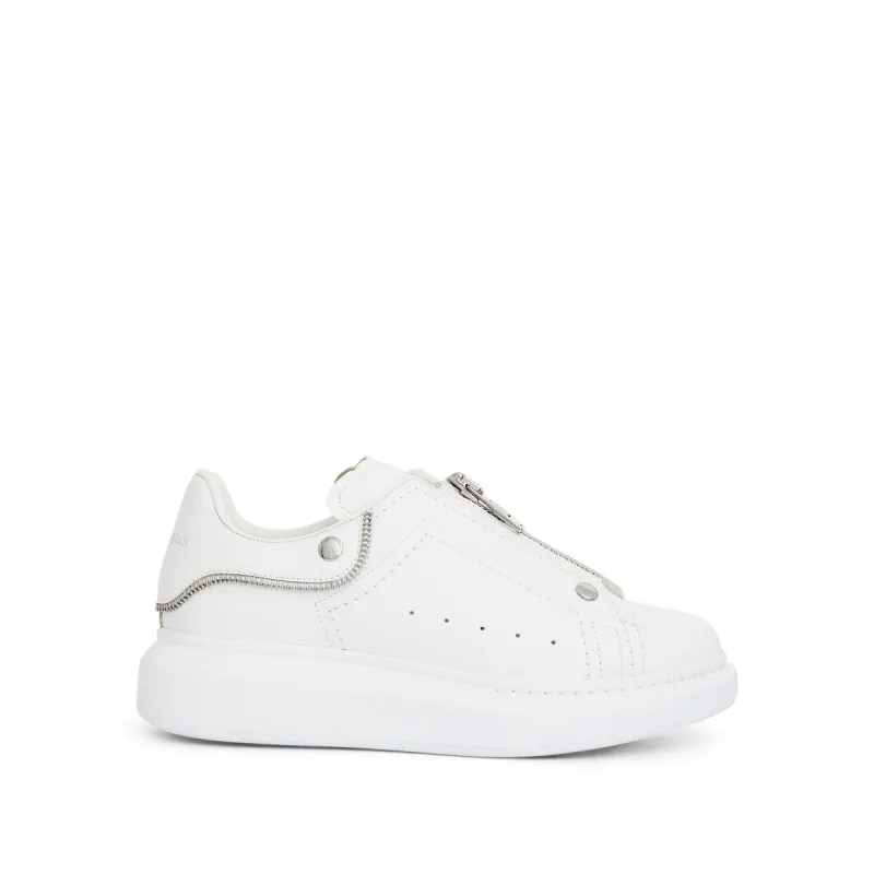 Larry Oversized Hardware Sneaker in White made by MARAIS